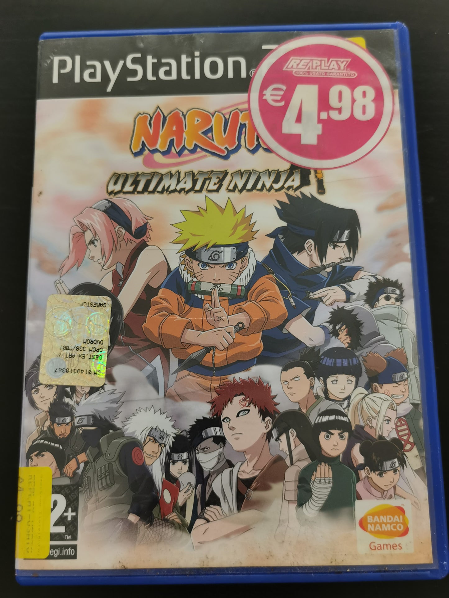 Naruto: Ultimate Ninja (PS2) - No manuale