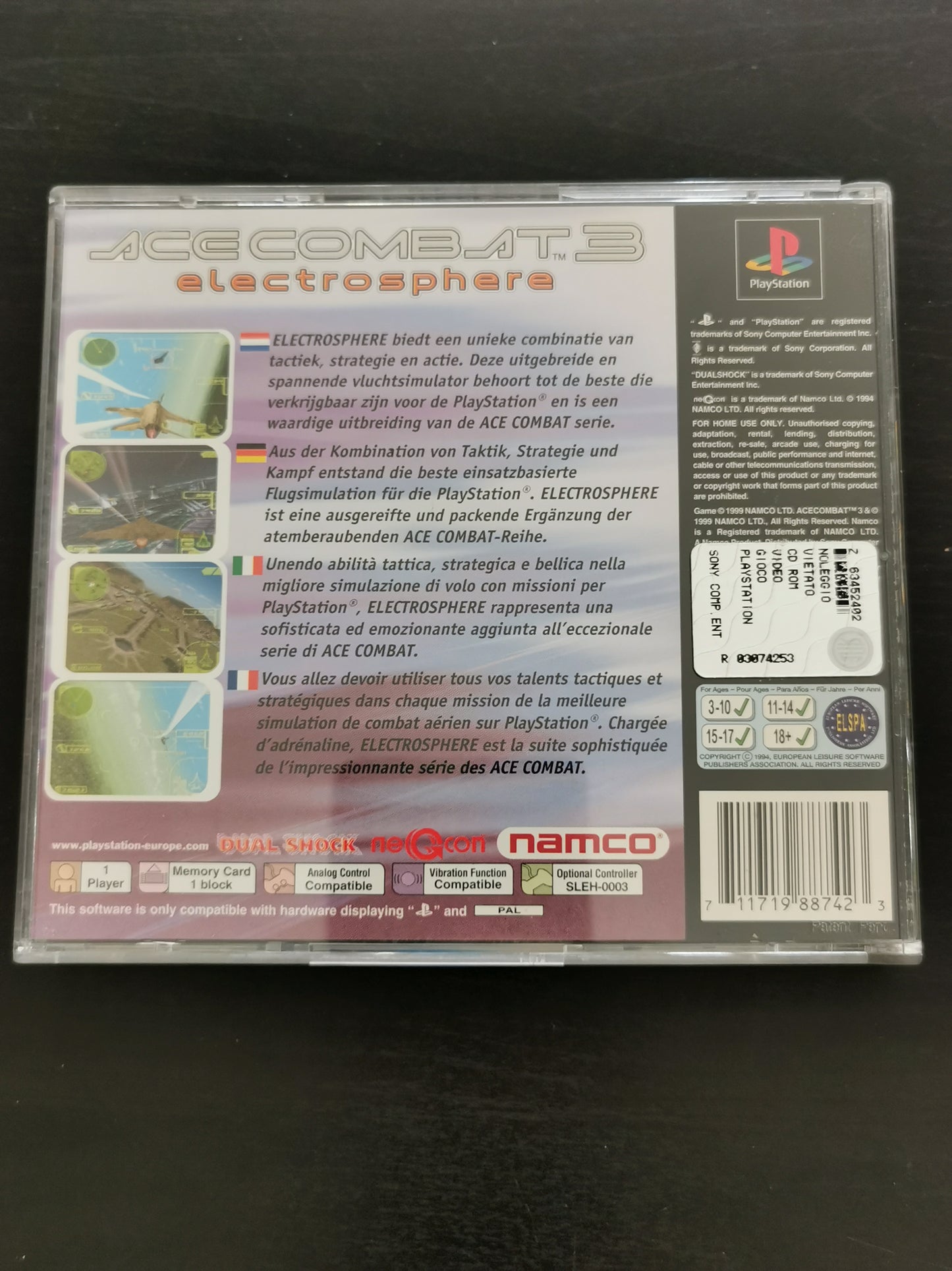 Ace Combat 3: Electrosphere (PS1)