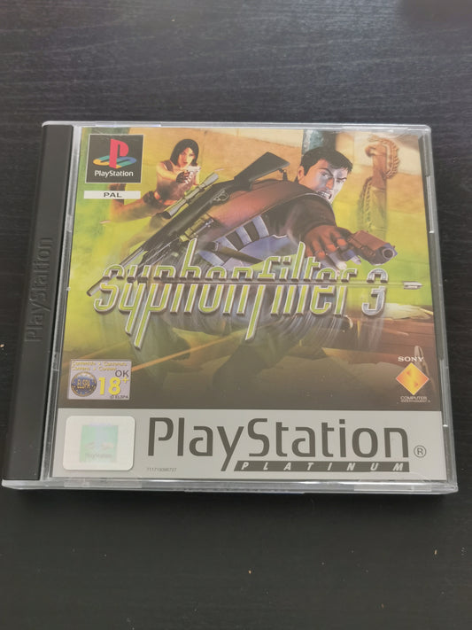 Syphon Filter 3 (PS1) - Platinum - No manuale