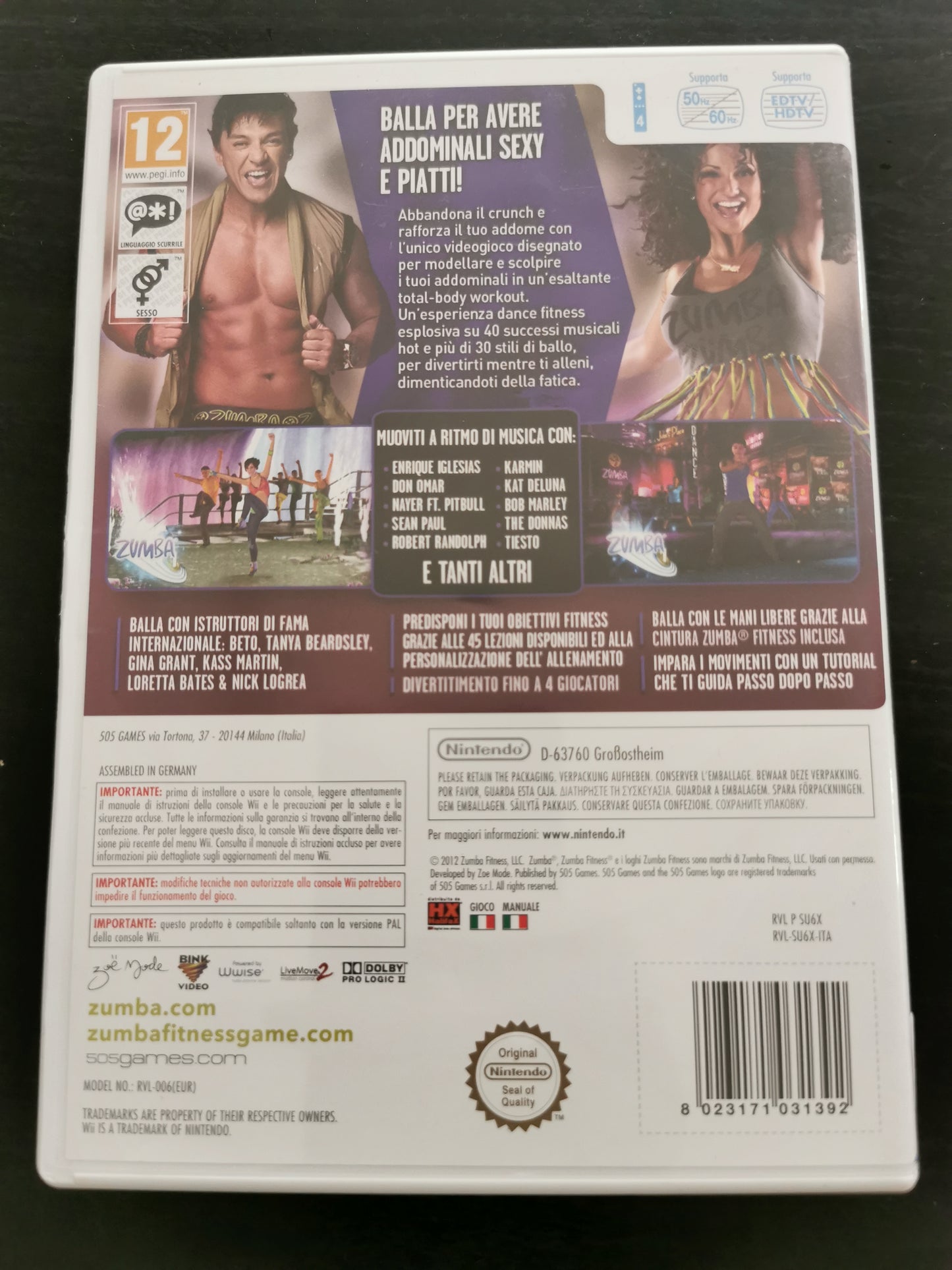 Zumba Fitness Core (Wii) - Senza cintura