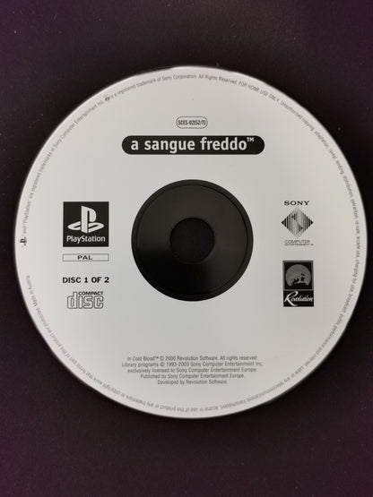 A Sangue Freddo (PS1) - Loose