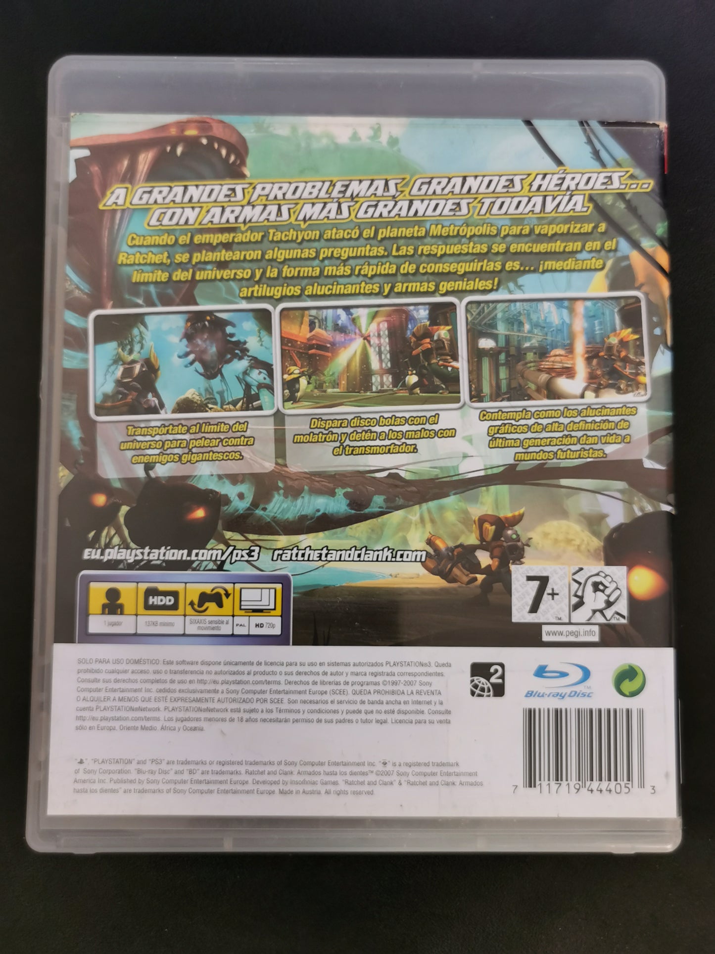 Ratchet & Clank: Armados hasta los dientes (PS3) - No manuale
