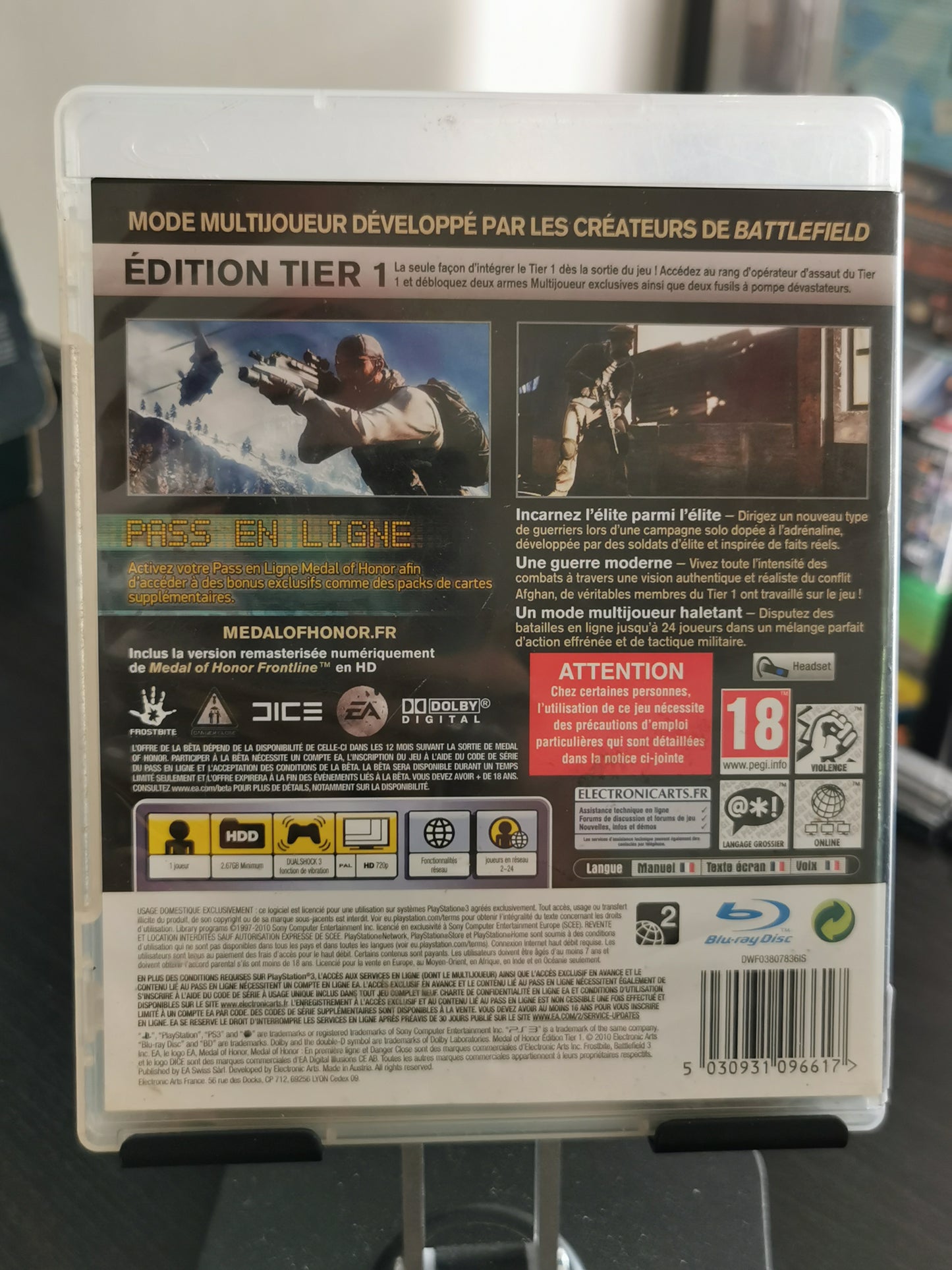 Medal of Honor Tier 1 Edition (PS3)
