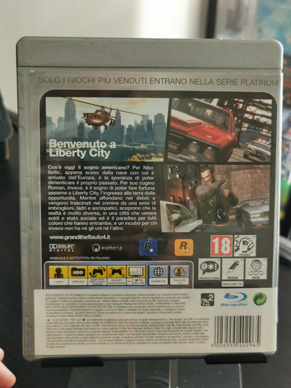 Grand Theft Auto IV (PS3) - Platinum - No manuale