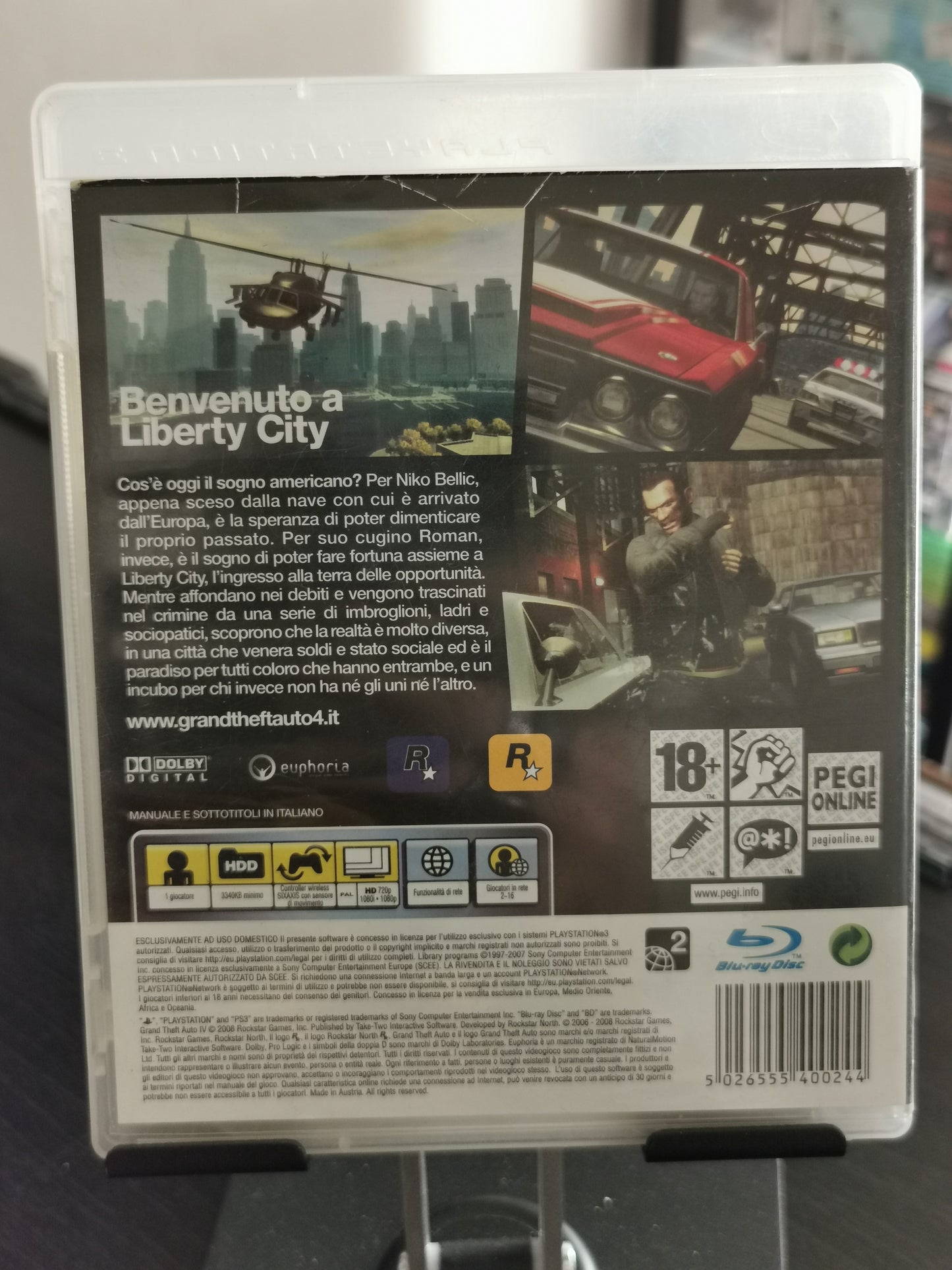 Grand Theft Auto IV (PS3) - No manuale