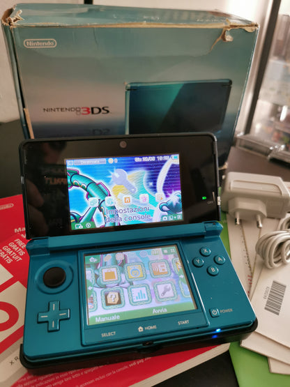 Nintendo 3DS Aqua Blue (Console) - Boxata