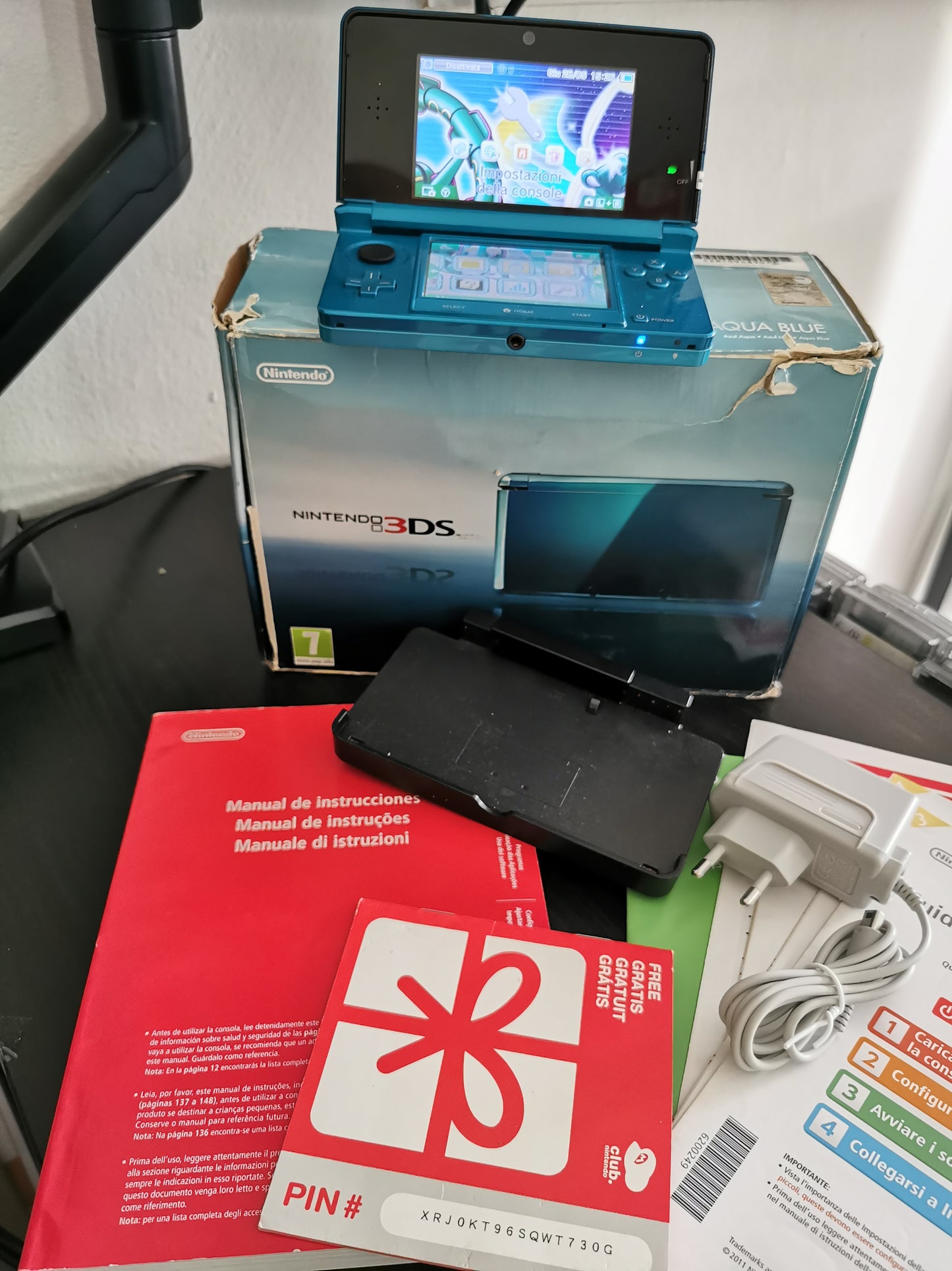 Nintendo 3DS Aqua Blue (Console) - Boxata