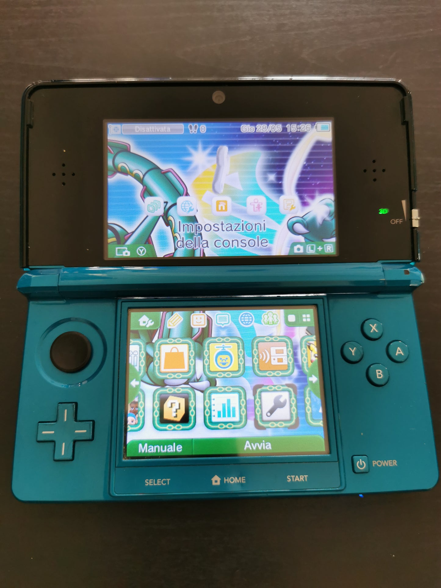 Nintendo 3DS Aqua Blue (Console) - Boxata