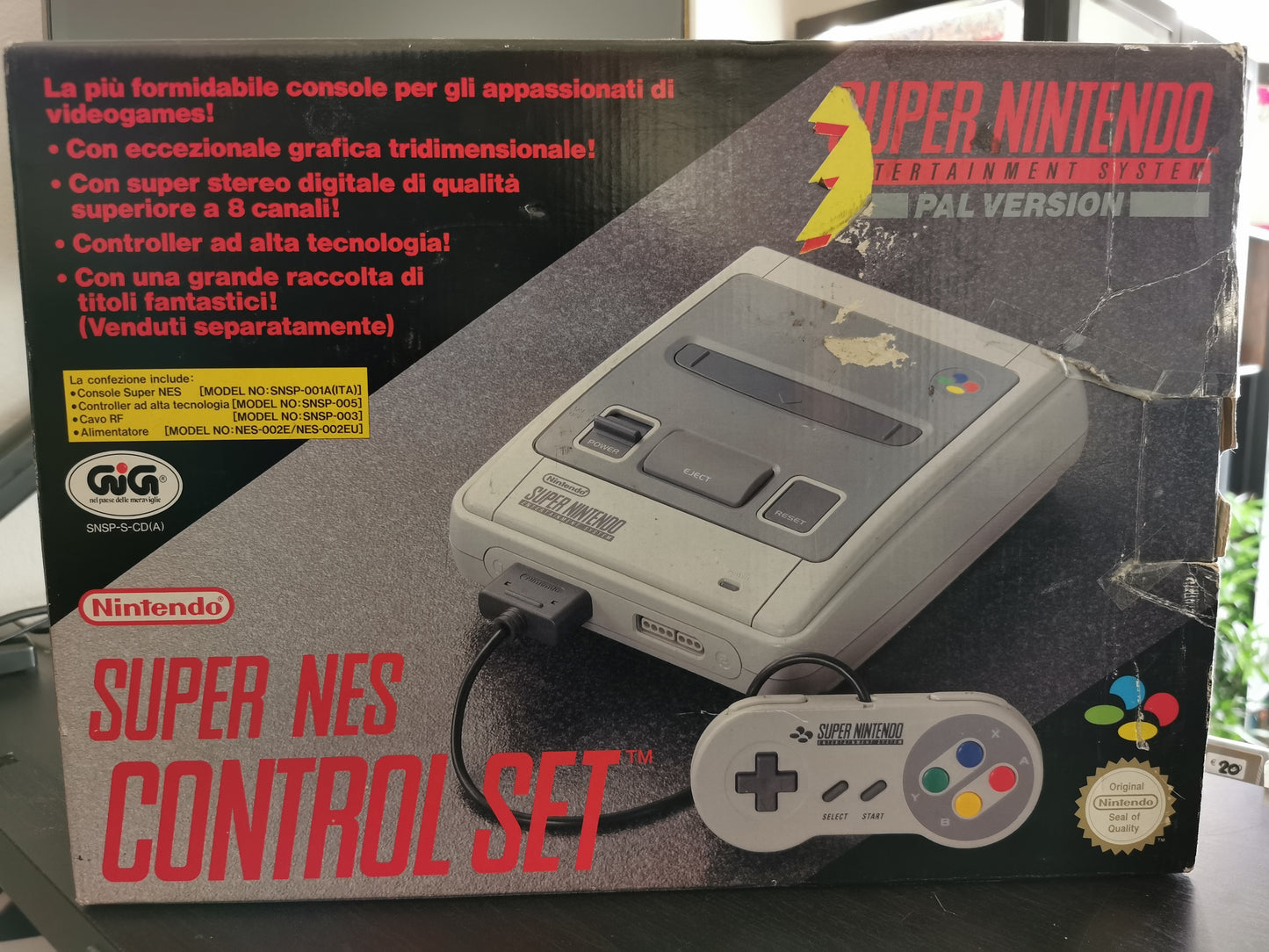 Super Nintendo Control Set PAL Version (SNES) - Boxato