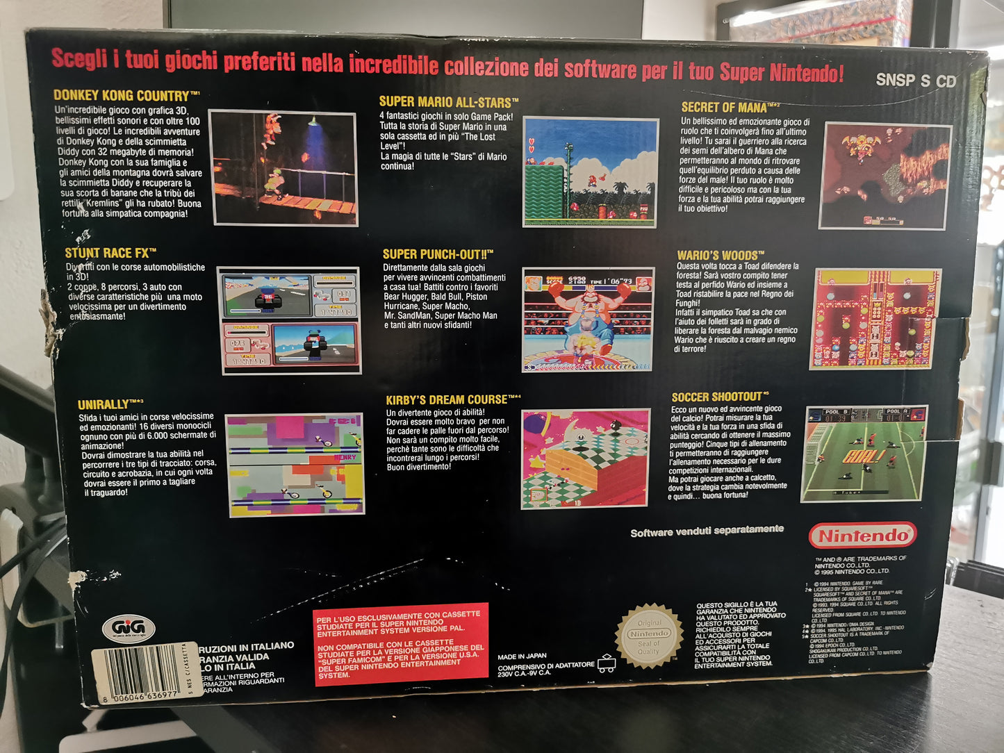 Super Nintendo Control Set PAL Version (SNES) - Boxato