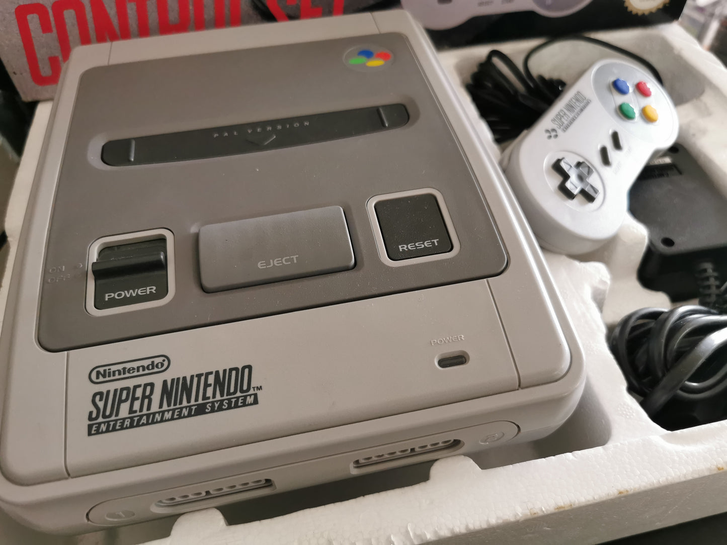 Super Nintendo Control Set PAL Version (SNES) - Boxato