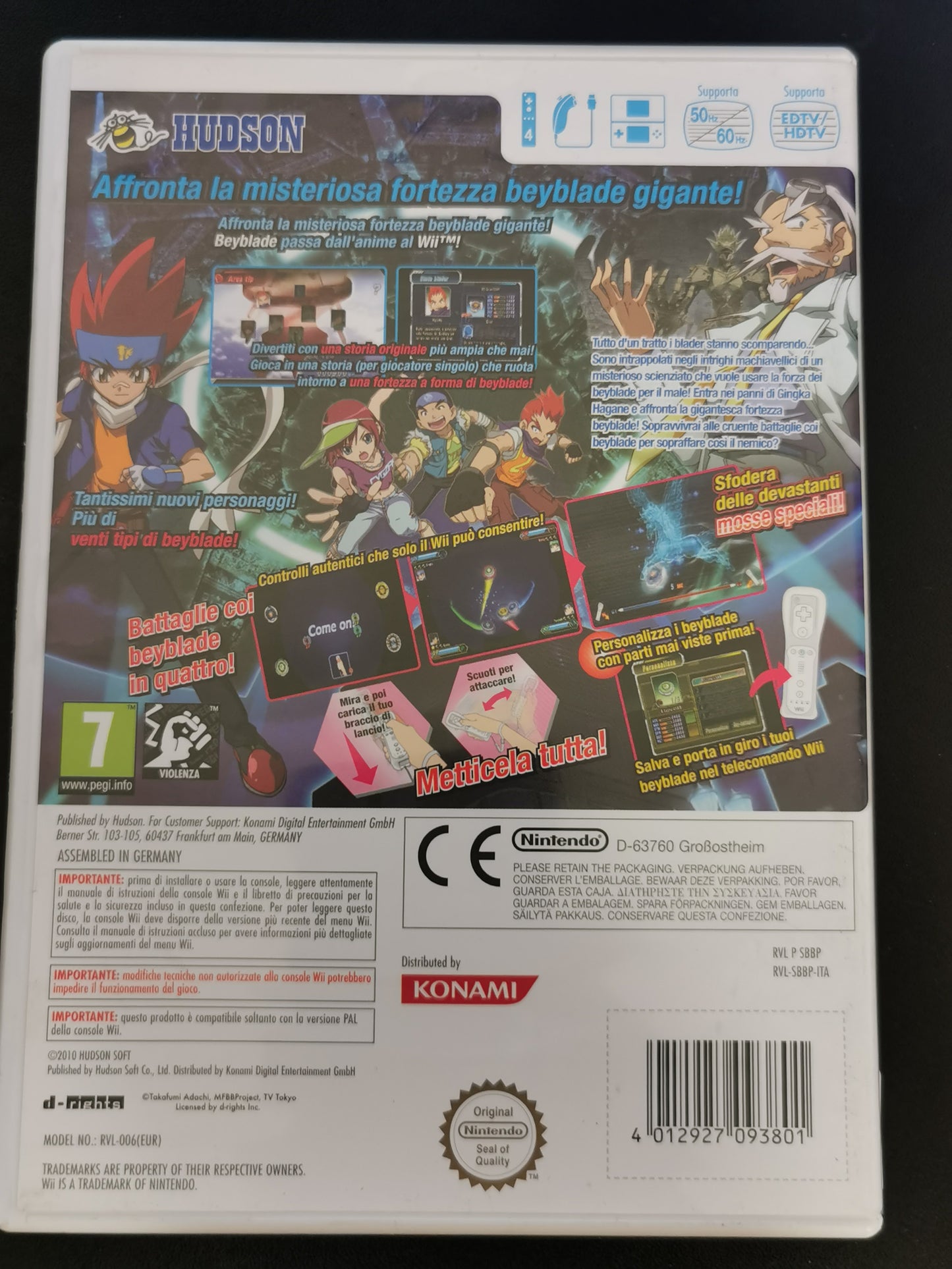 Beyblade: Metal Fusion - Counter Leone (Wii) - No manuale