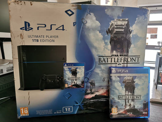 PlayStation 4 1TB Ultimate Player Edition + Star Wars Battlefront - Con scatola