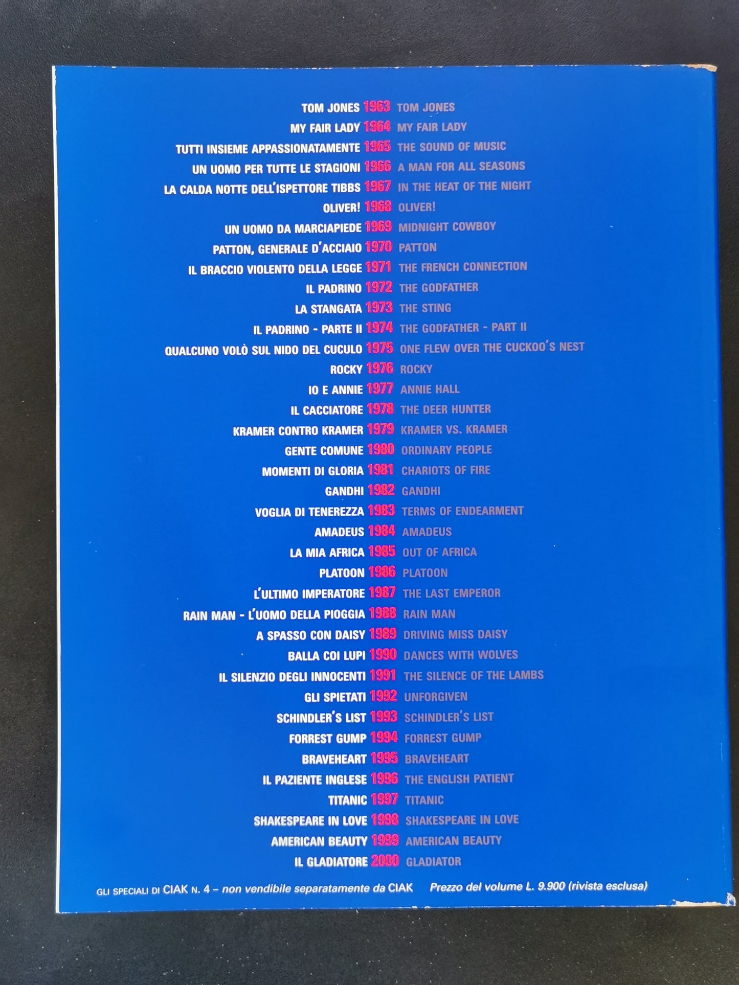 OSCAR: I film, i premi, le star - Volume 2 1963-2000