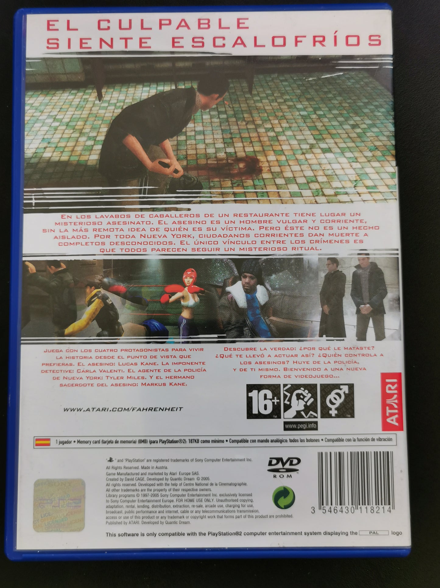 Fahrenheit (PS2) - No ITA