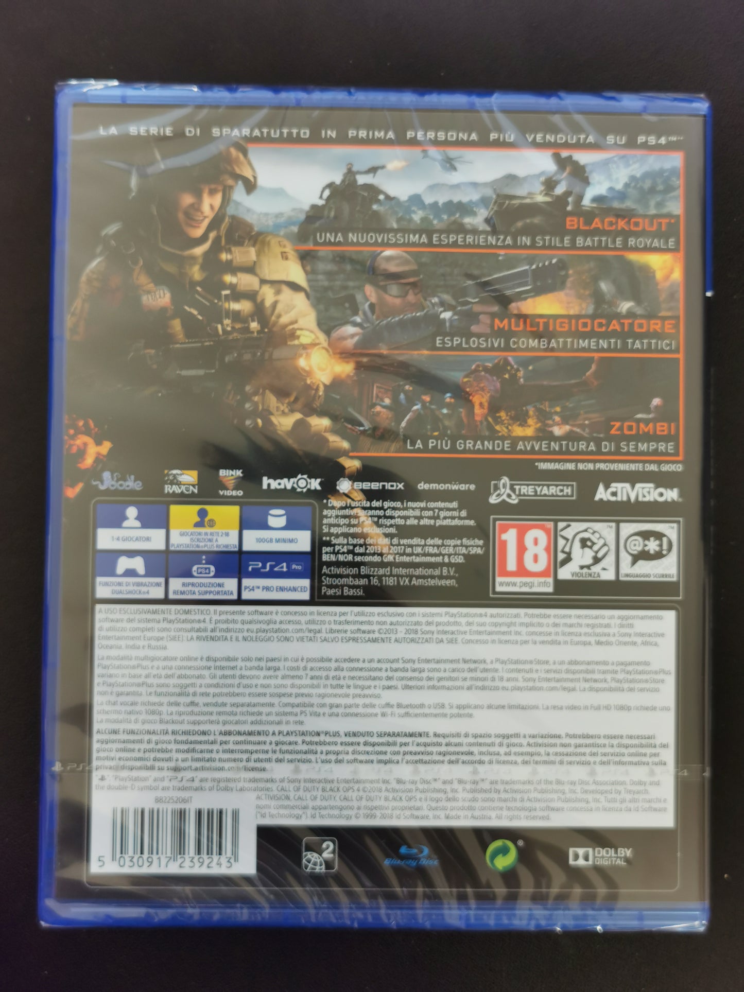 Call of Duty: Black Ops 4 (PS4) - Nuovo