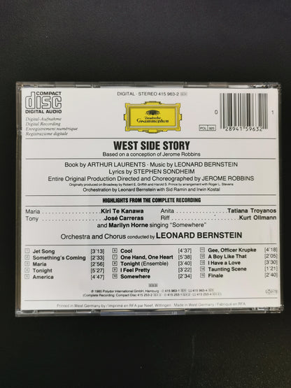 Leonard Bernstein Conducts West Side Story - Highlights (CD Audio)