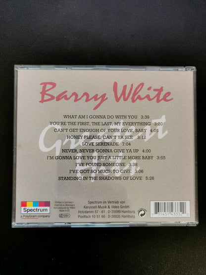 Barry White – Greatest Hits (CD Audio)