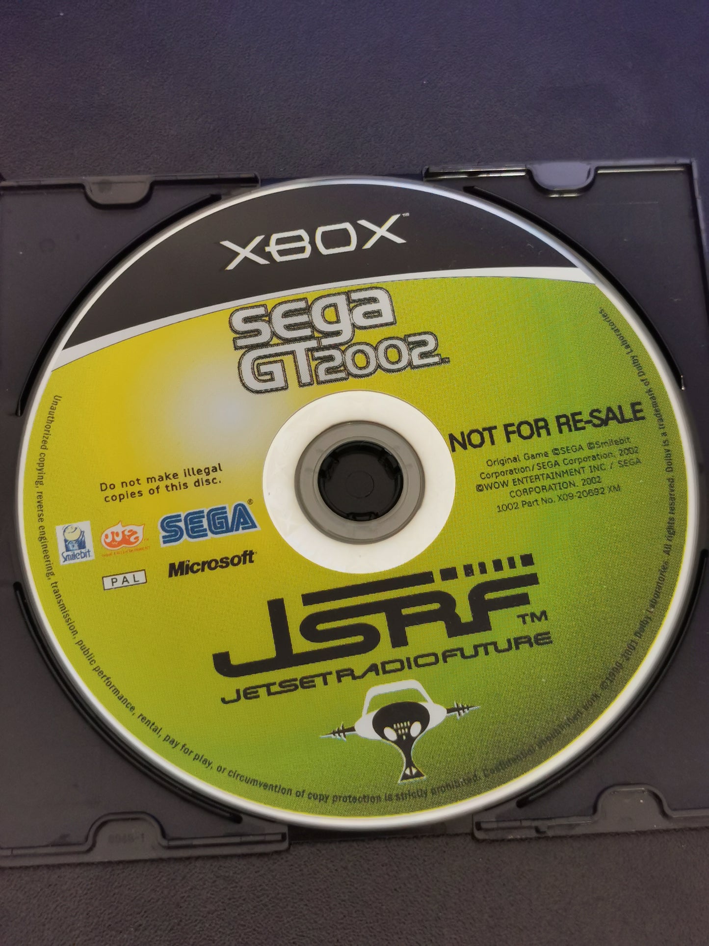 Sega GT 2002 + JSRF: Jet Set Radio Future (Xbox) - Loose