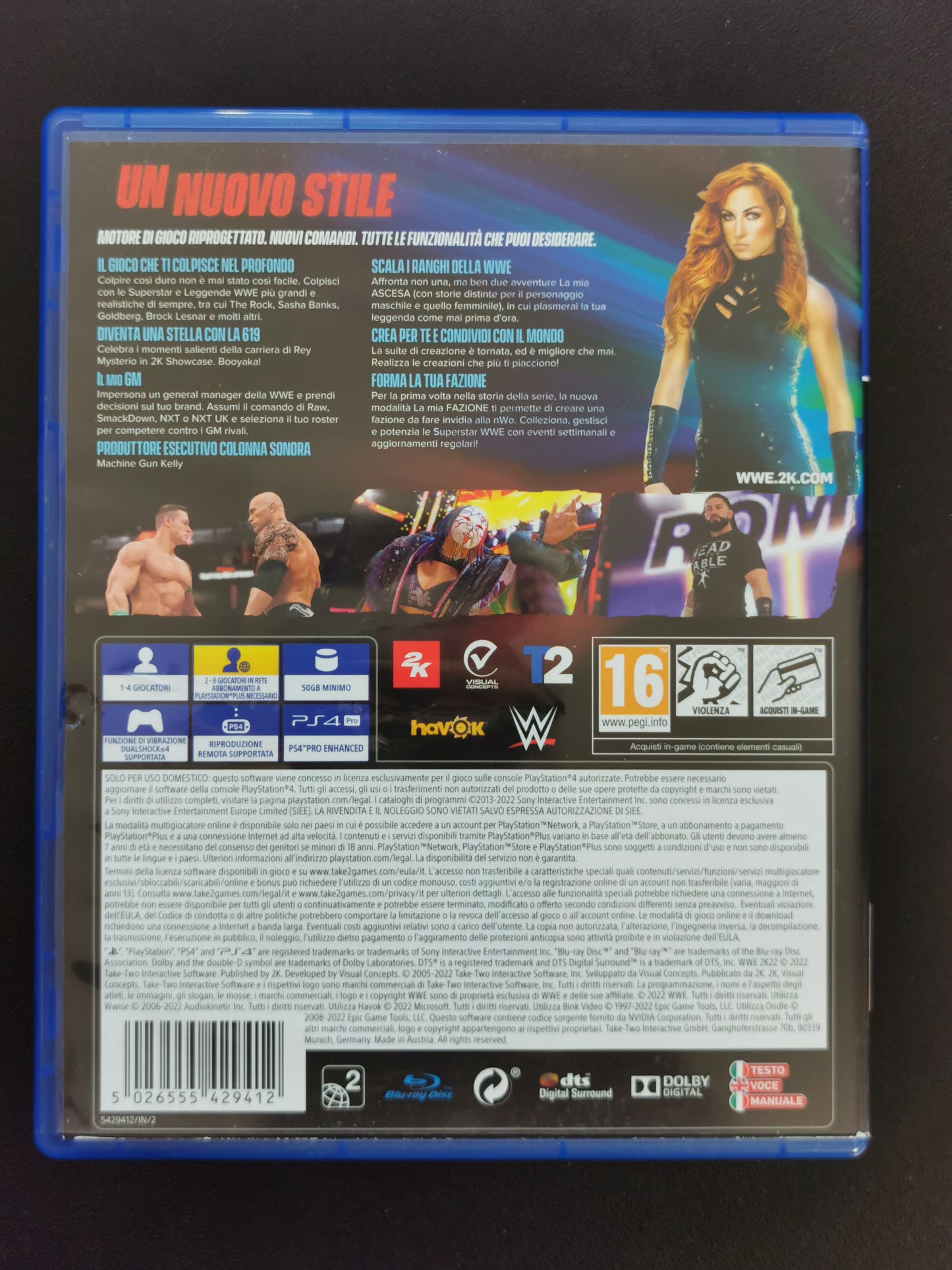 WWE 2K22 (PS4)