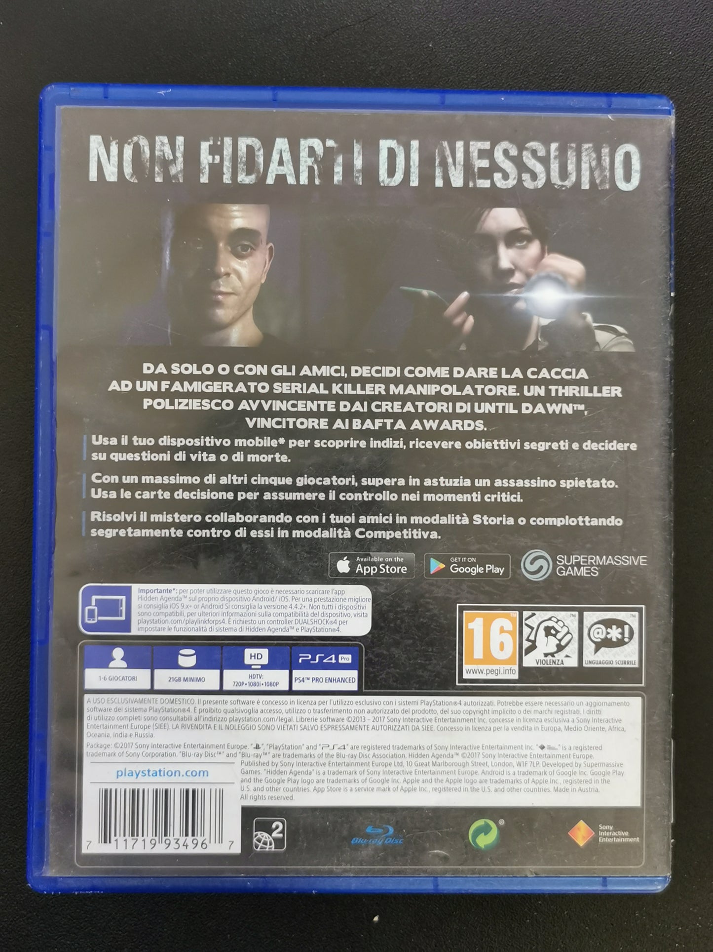Hidden Agenda (PS4)