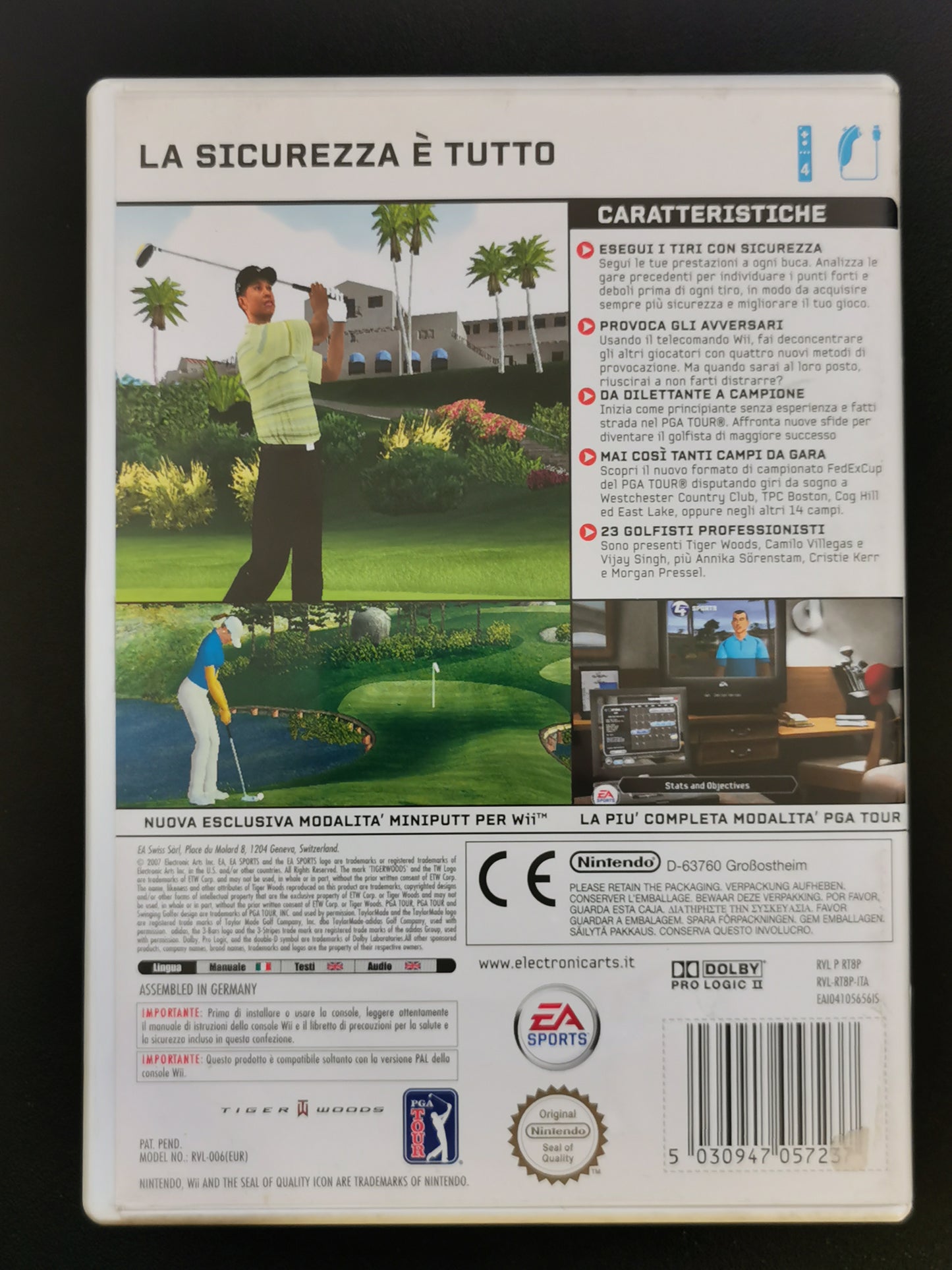 Tiger Woods PGA Tour 08 (Wii) - No manuale
