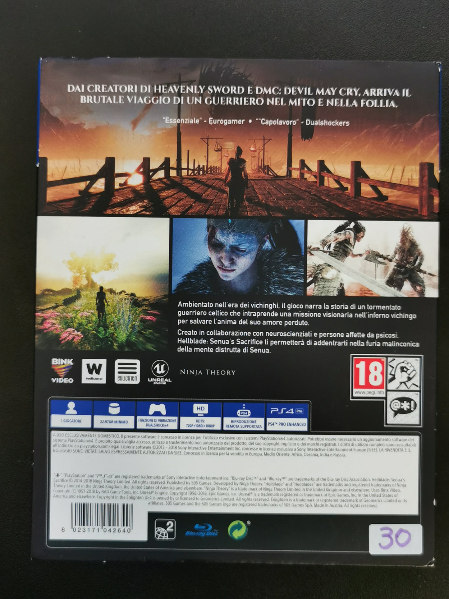 Hellblade: Senua’s Sacrifice (PS4)