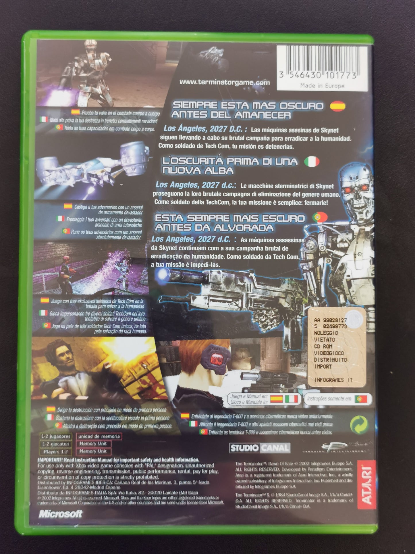 The Terminator: Dawn of Fate (Xbox)