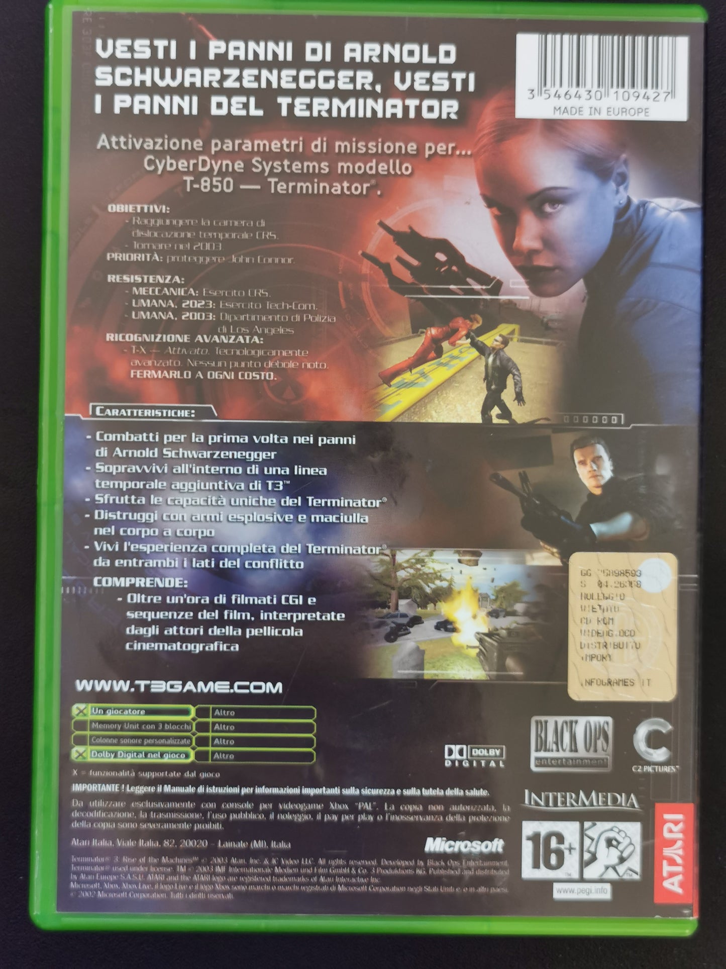 Terminator 3: Le macchine ribelli (Xbox)