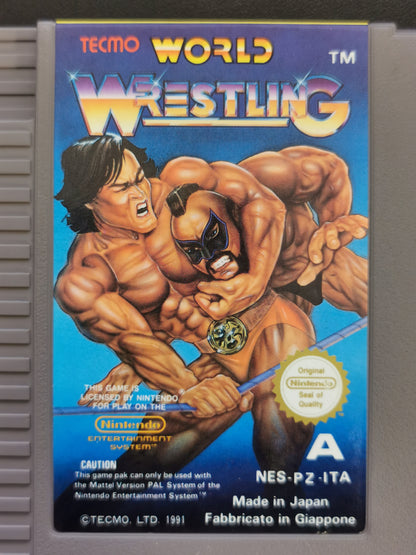 Tecmo World Wrestling (NES) - Loose