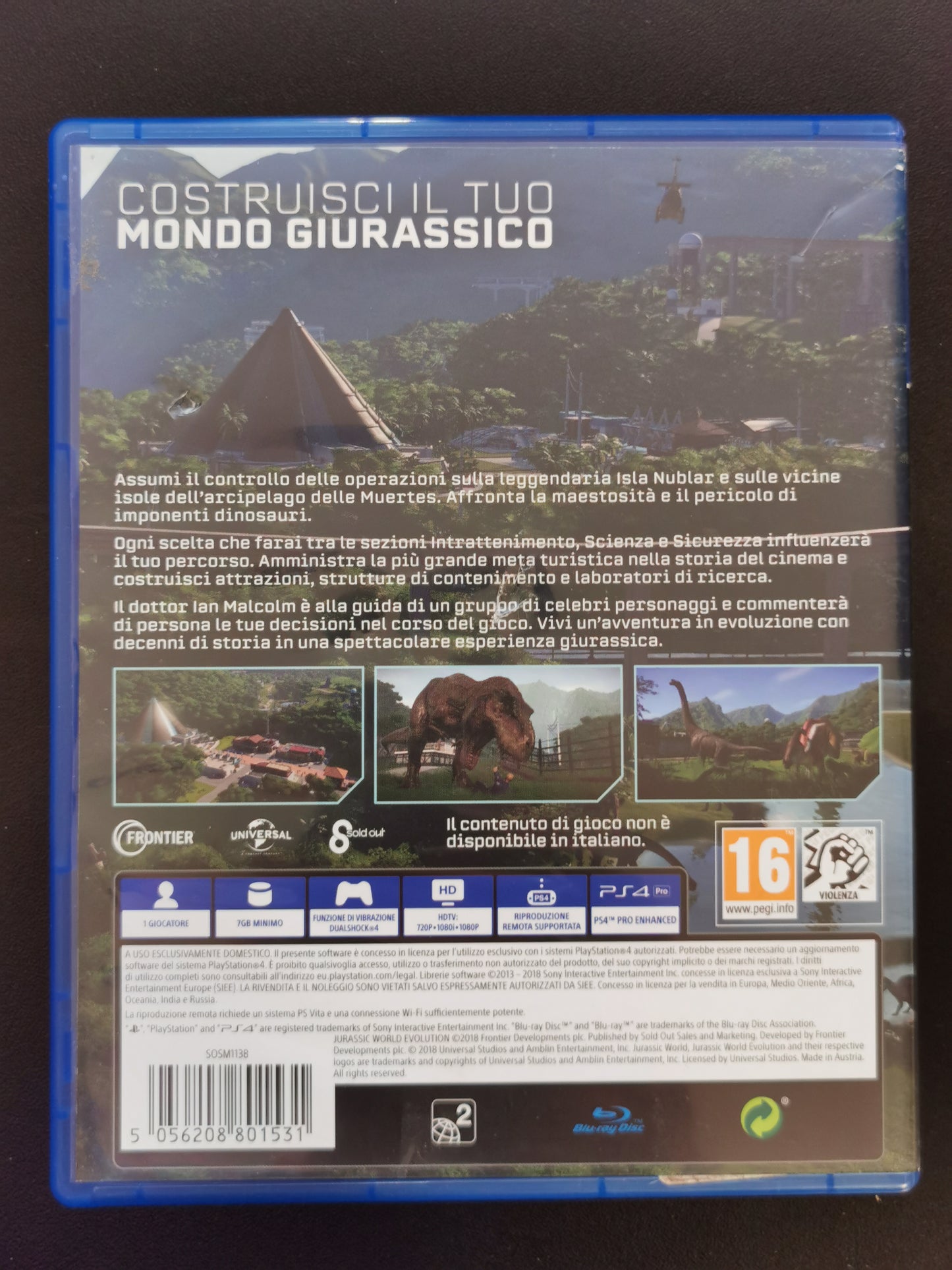 Jurassic World Evolution (PS4)
