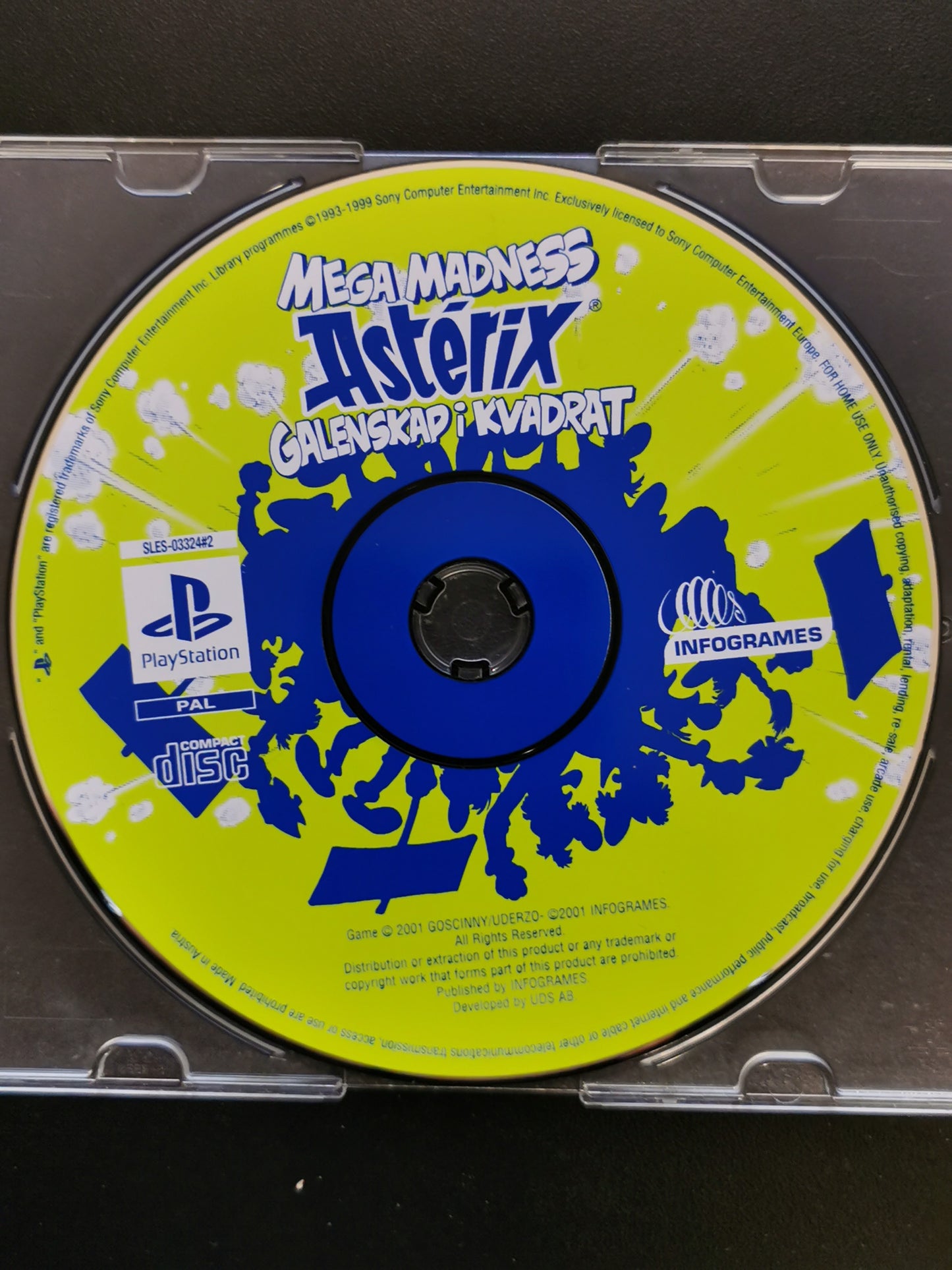 Mega Madness Astérix: Galenskap i Kvadrat (PS1) - Loose