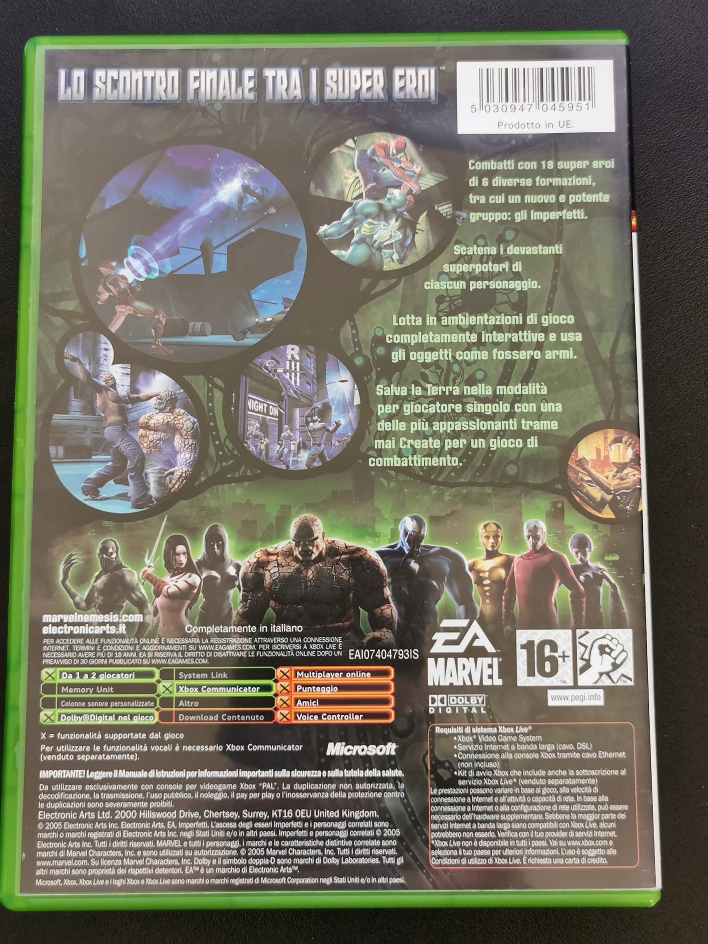Marvel Nemesis: L’Ascesa degli Esseri Imperfetti (Xbox)