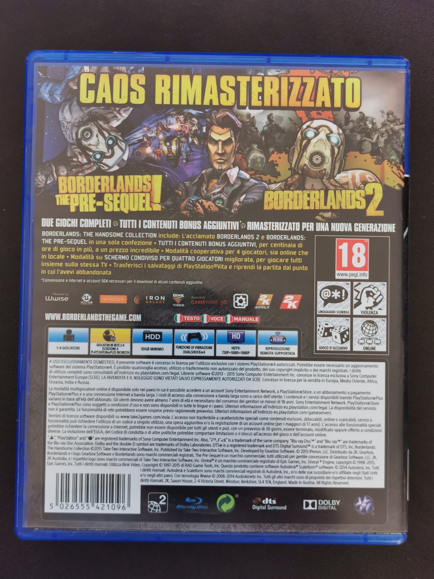 Borderlands: The Handsome Collection (PS4)
