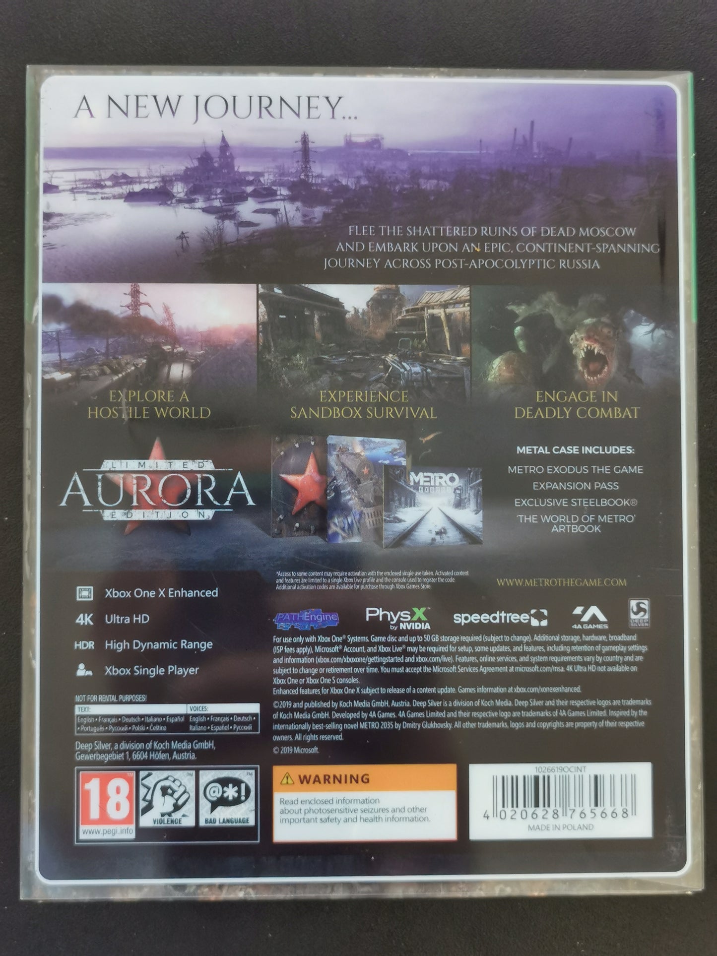 Metro Exodus - Aurora Limited Edition (Xbox One)