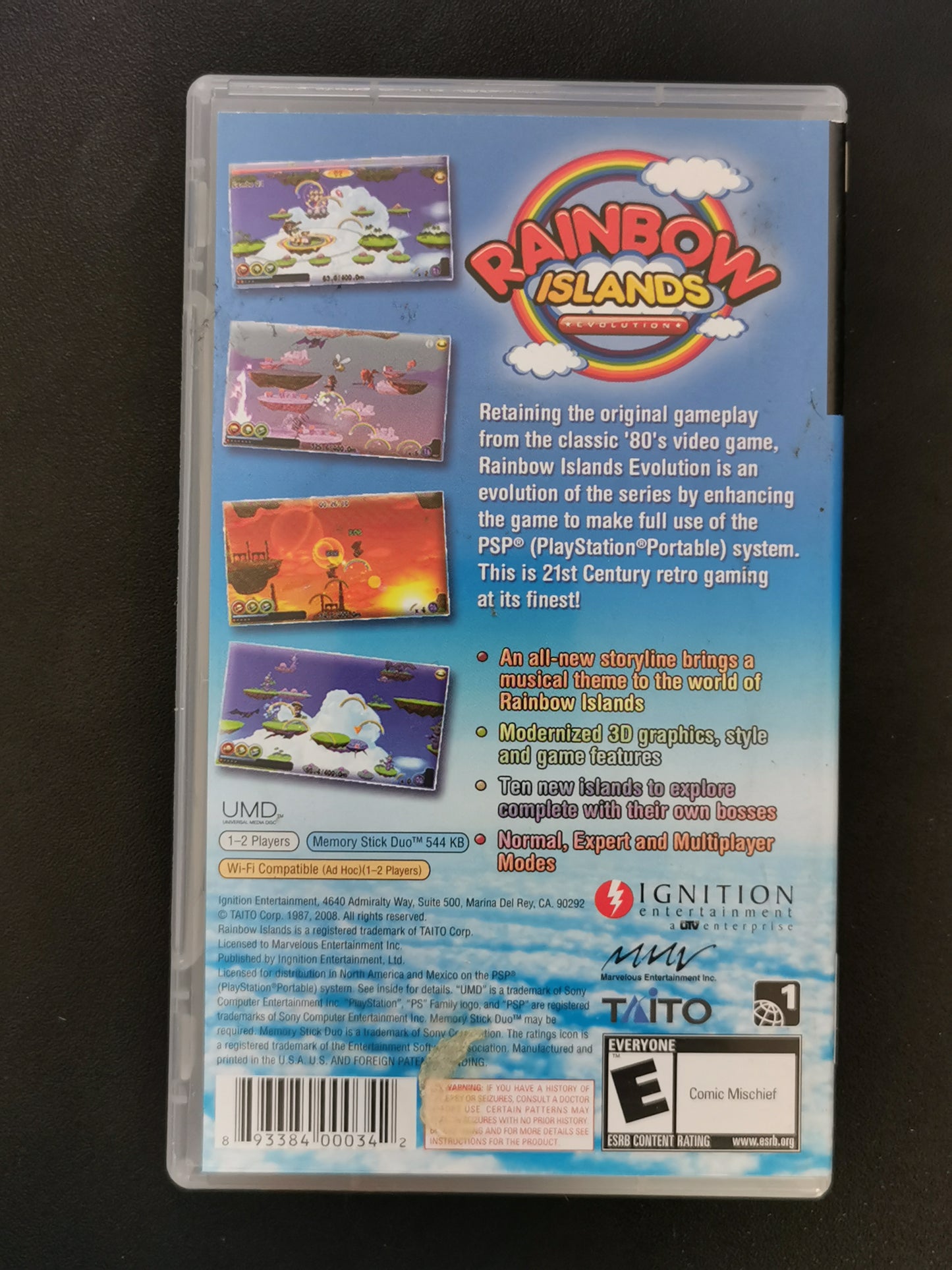 Rainbow Islands Evolution (PSP)