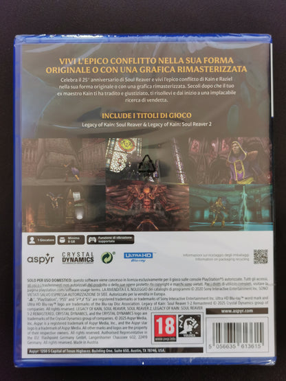 Legacy of Kain: Soul Reaver 1 & 2 Remastered (PS5) - Nuovo