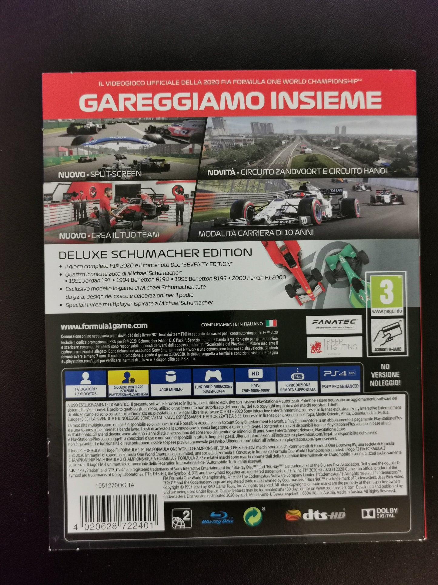 F1 2020 Deluxe Schumacher Edition (PS4)