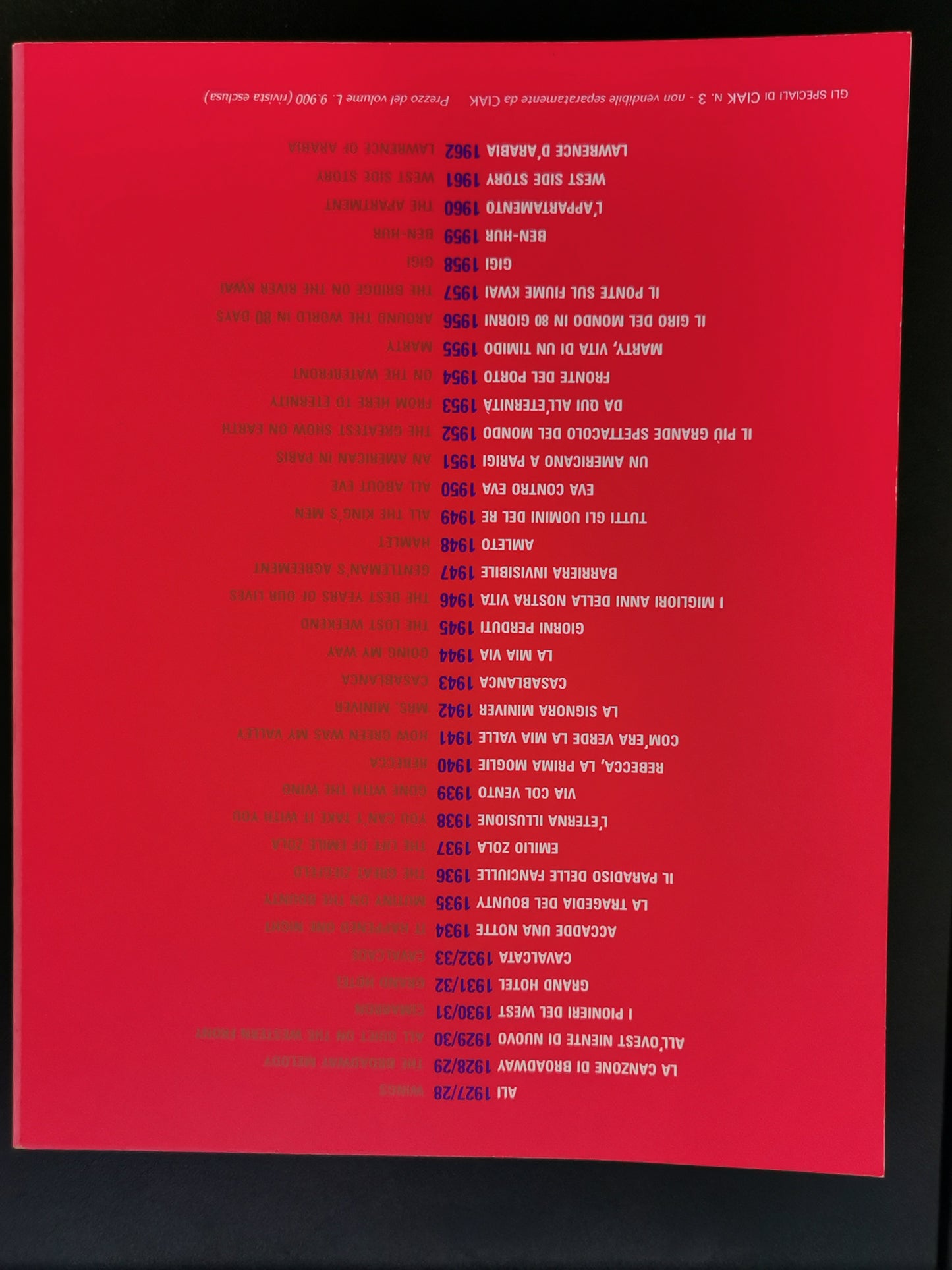 Oscar – I film, i premi, le star – Volume 1: 1927-1962