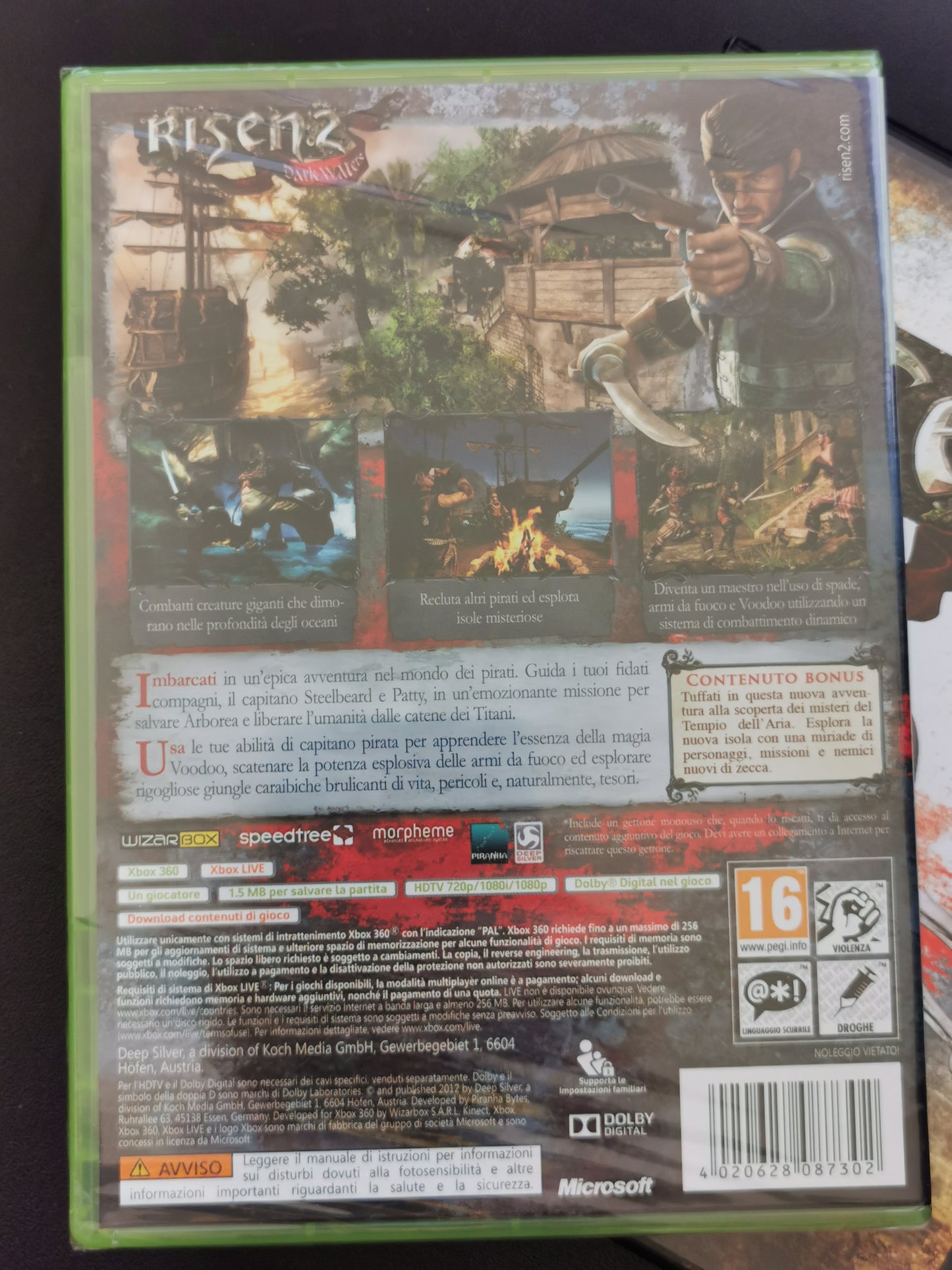 Risen 2: Dark Waters (Xbox 360) - Nuovo con Soundtrack & Making Of