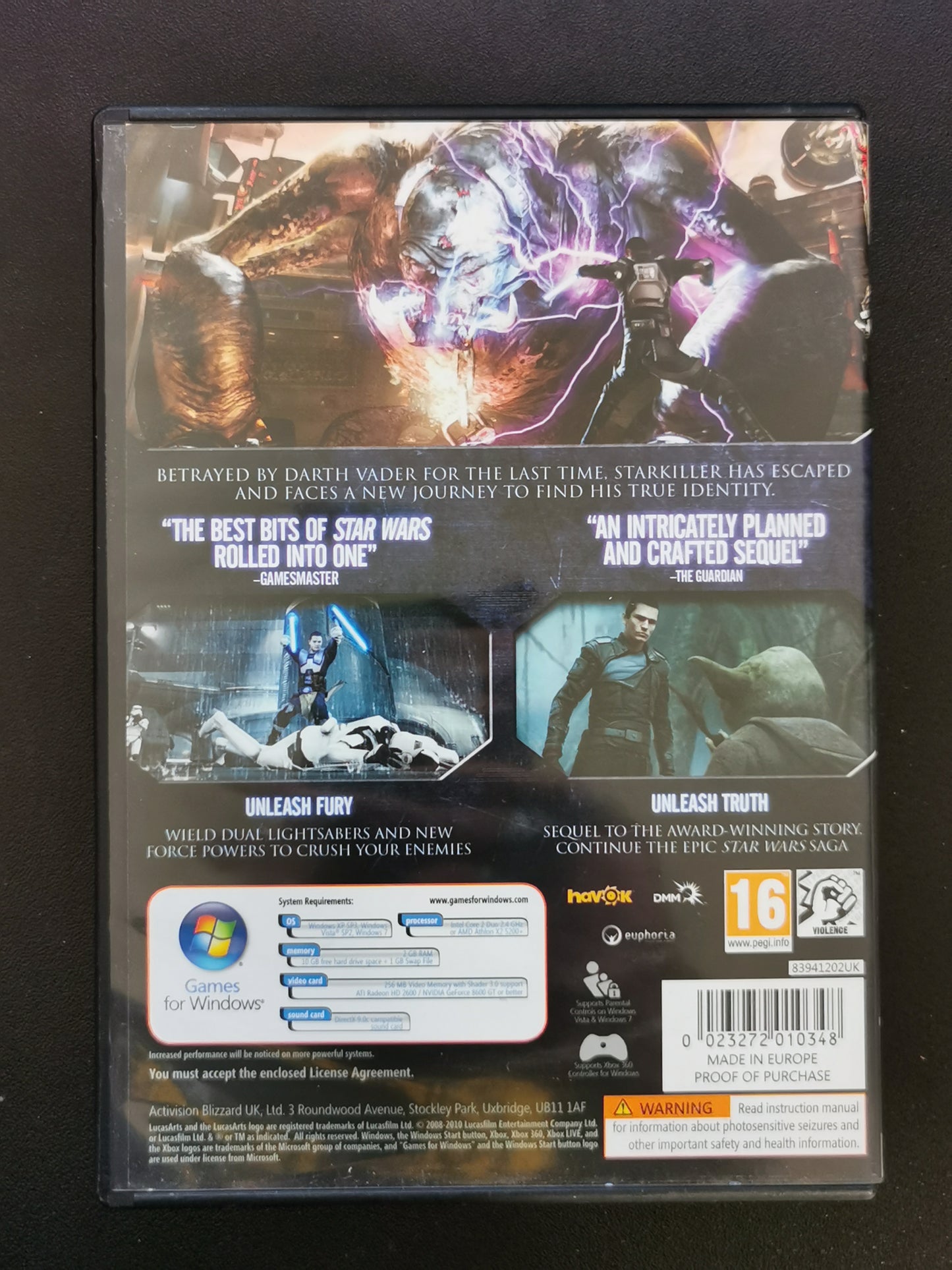 Star Wars: The Force Unleashed II (PC)