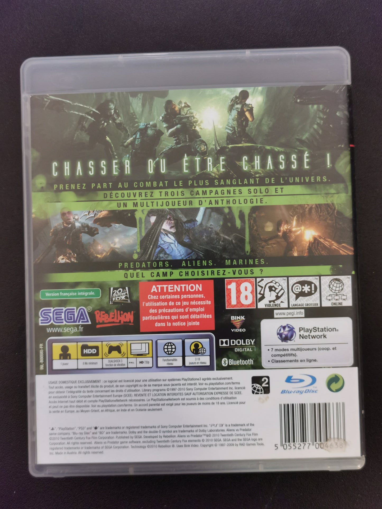 Aliens vs Predator (PS3)
