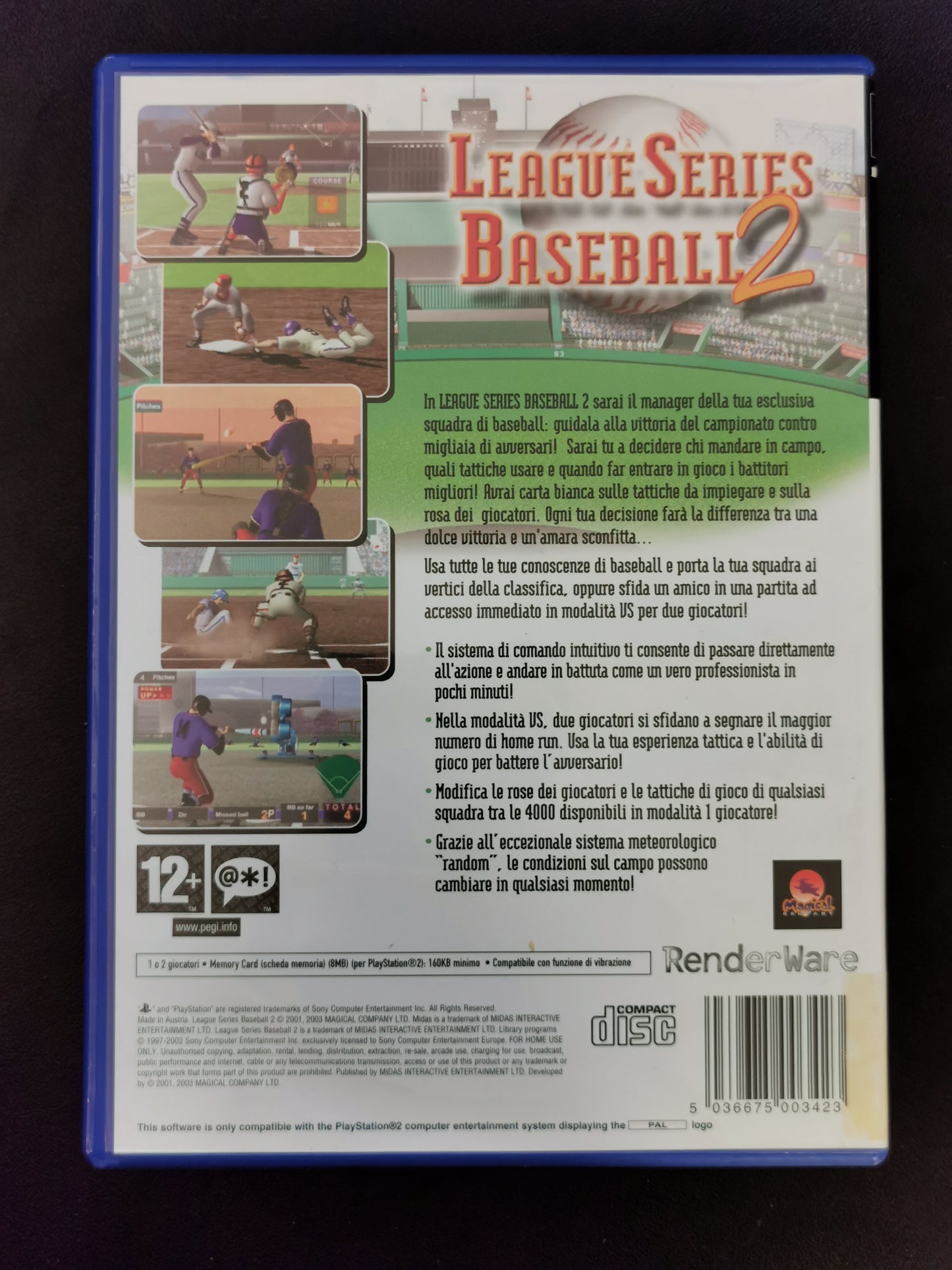 League Series Baseball 2 (PS2)