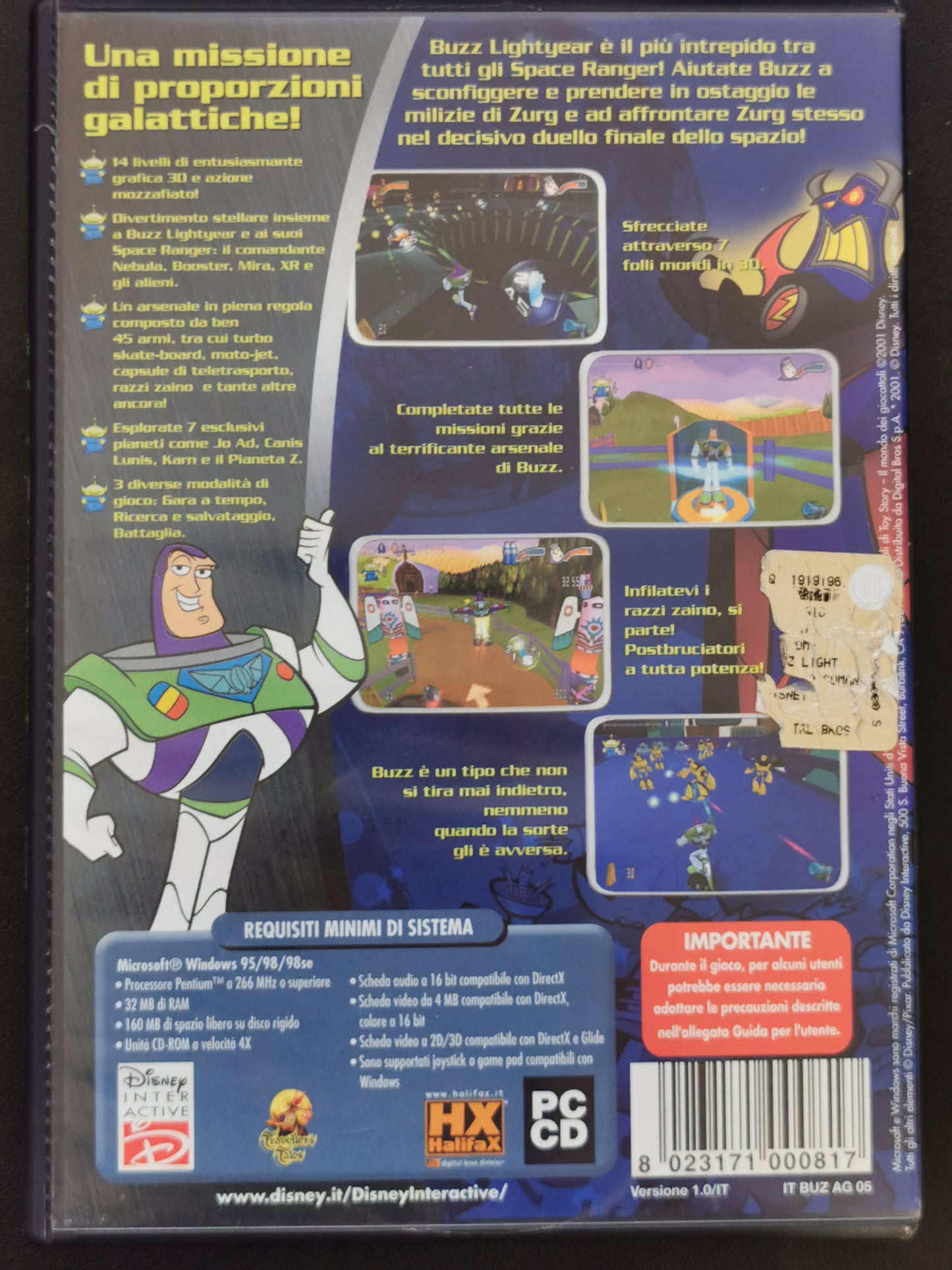 Disney Buzz Lightyear Da Comando Stellare (PC)