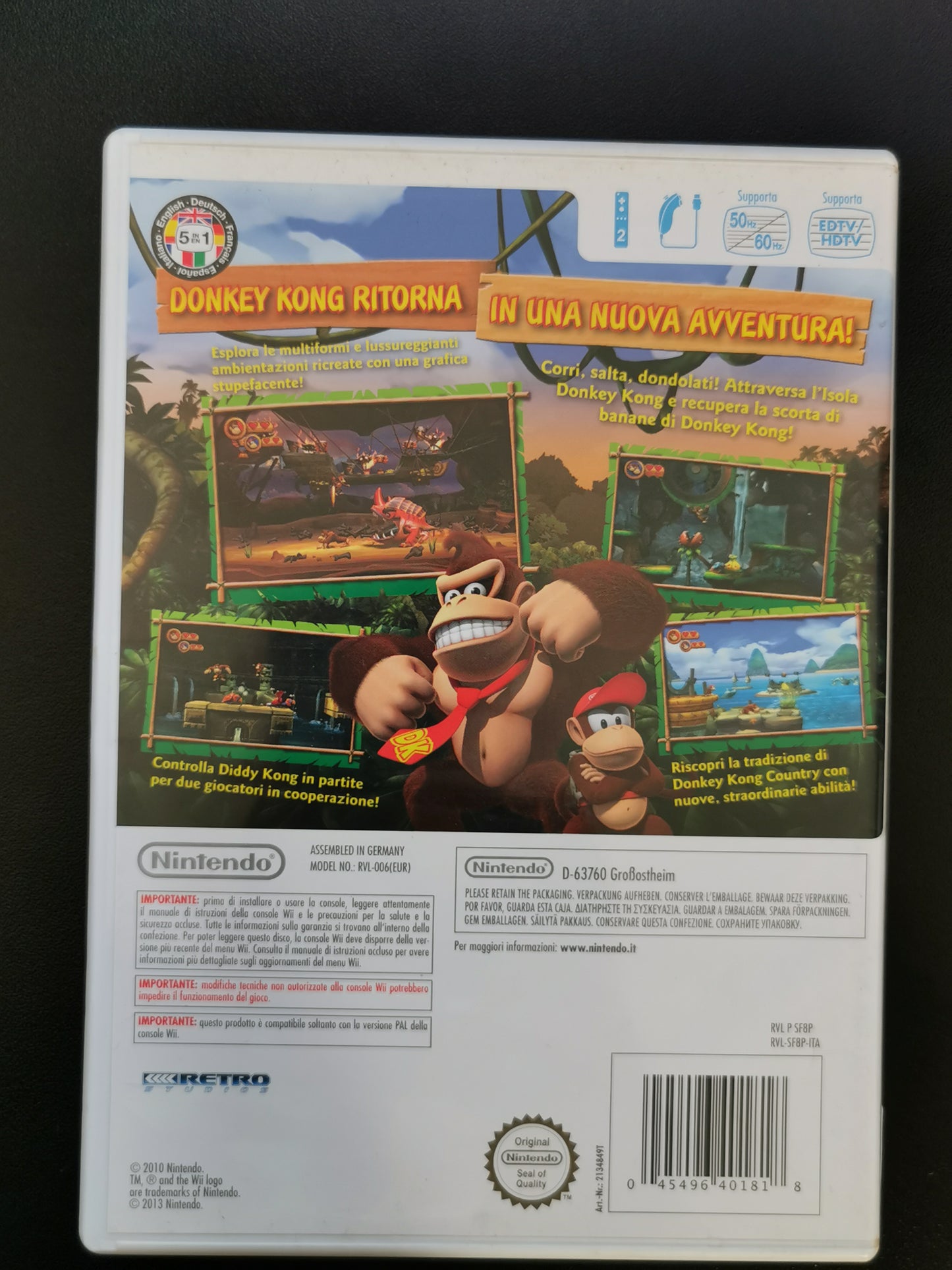 Donkey Kong Country Returns (Wii) - Nintendo Selects