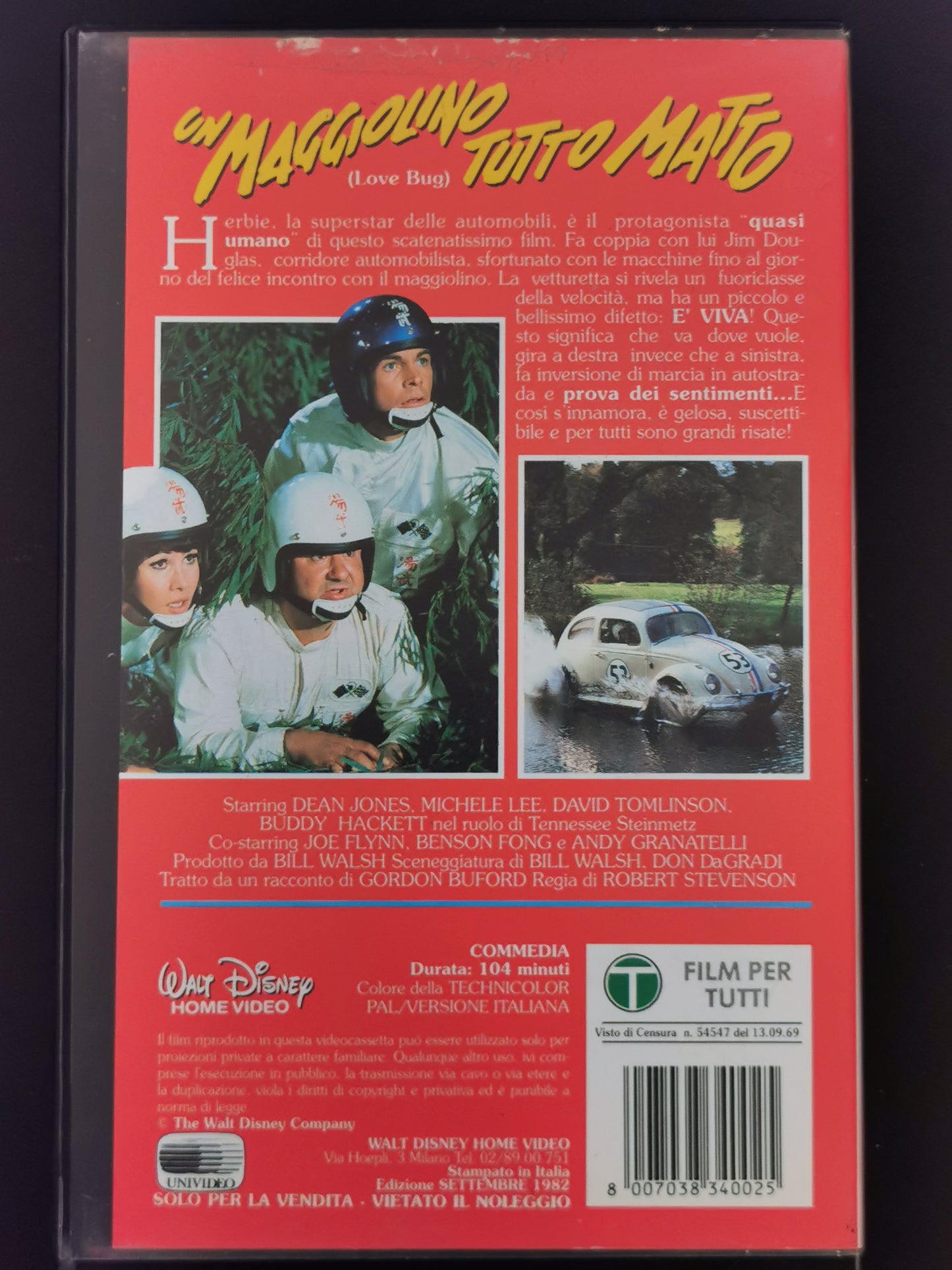 Un Maggiolino Tutto Matto (VHS)