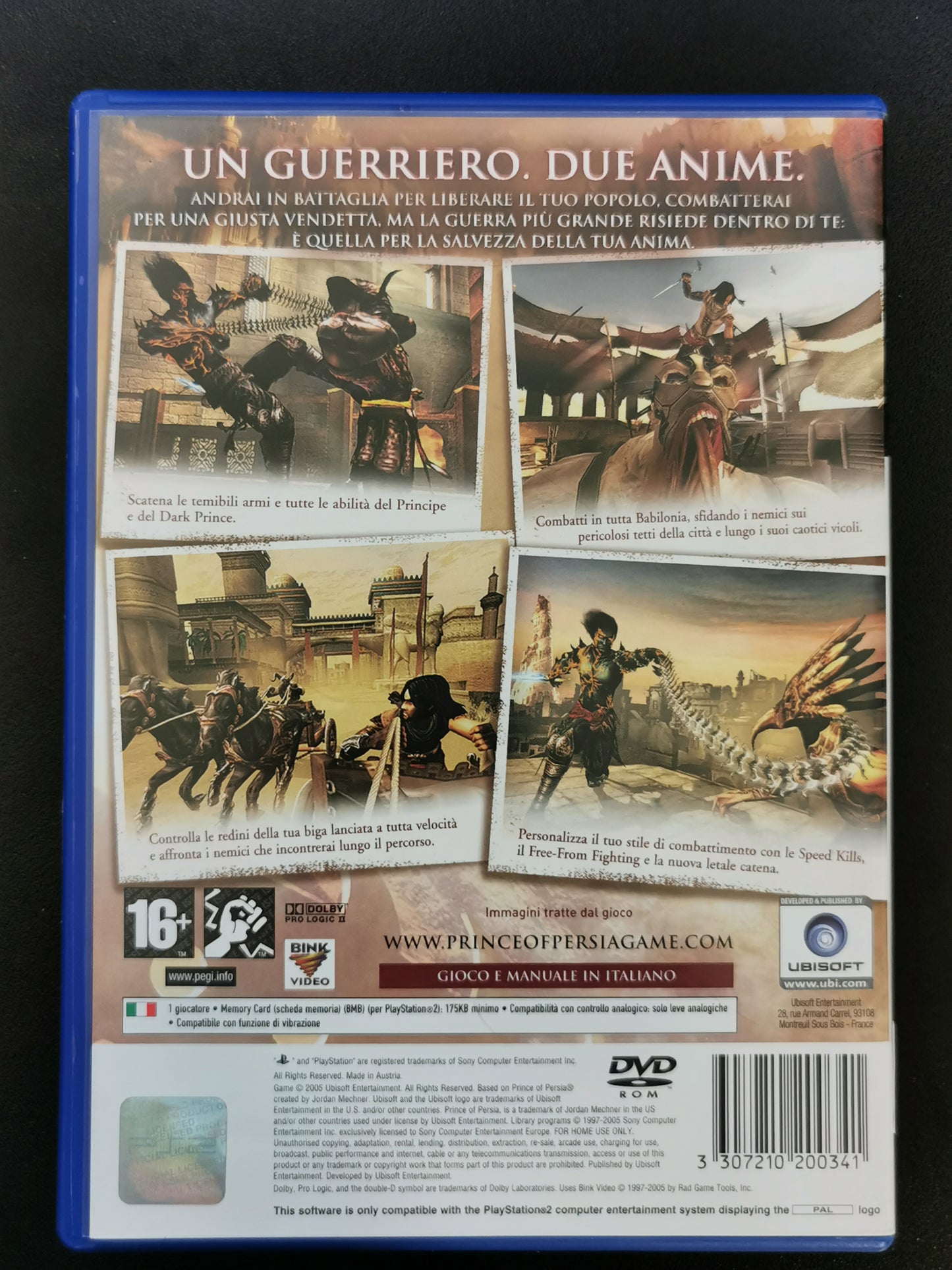 Prince of Persia: I Due Troni (PS2) - No Manuale