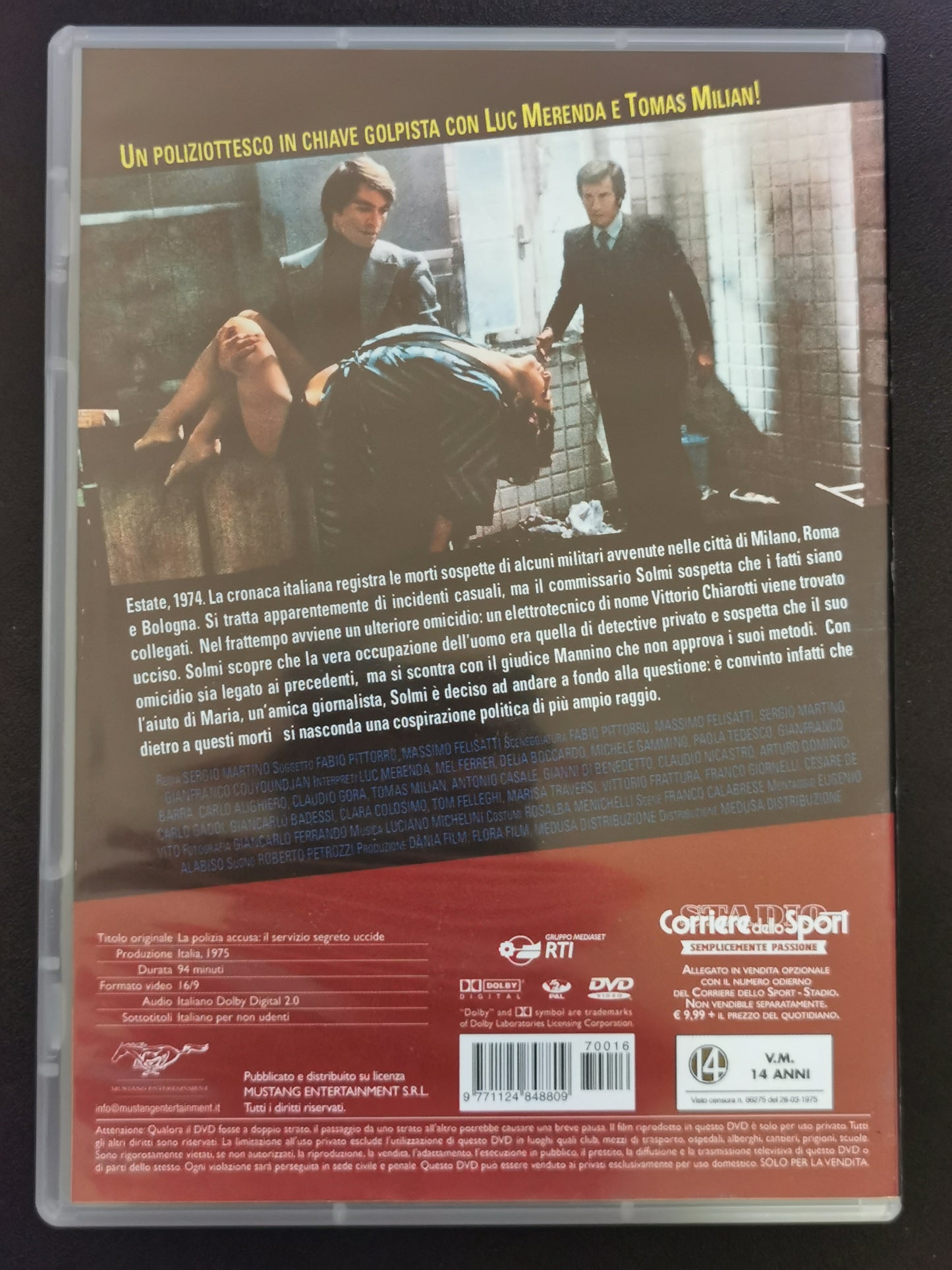 La Polizia Accusa: Il Servizio Segreto Uccide (DVD)