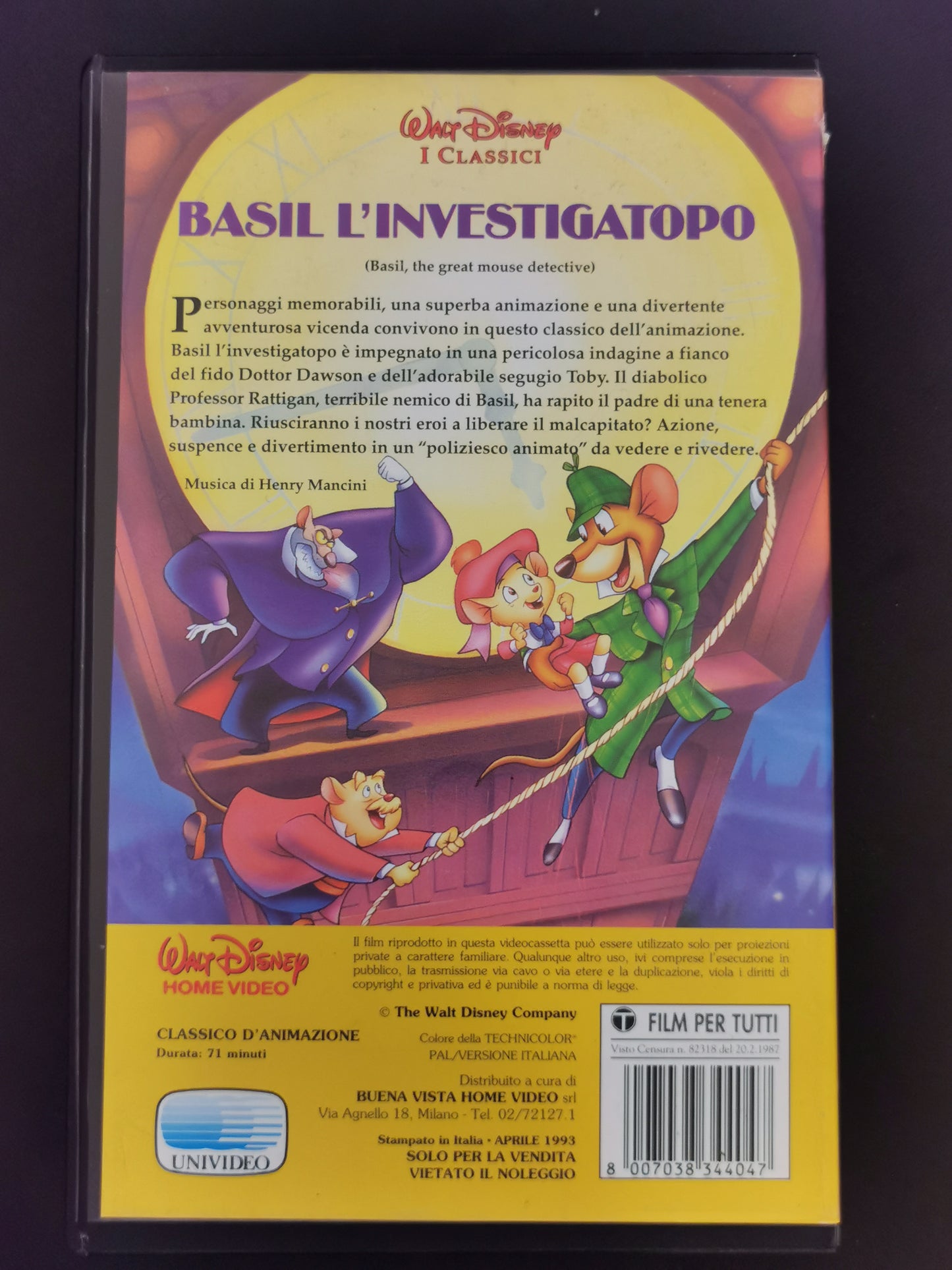 Basil L’Investigatopo (VHS)