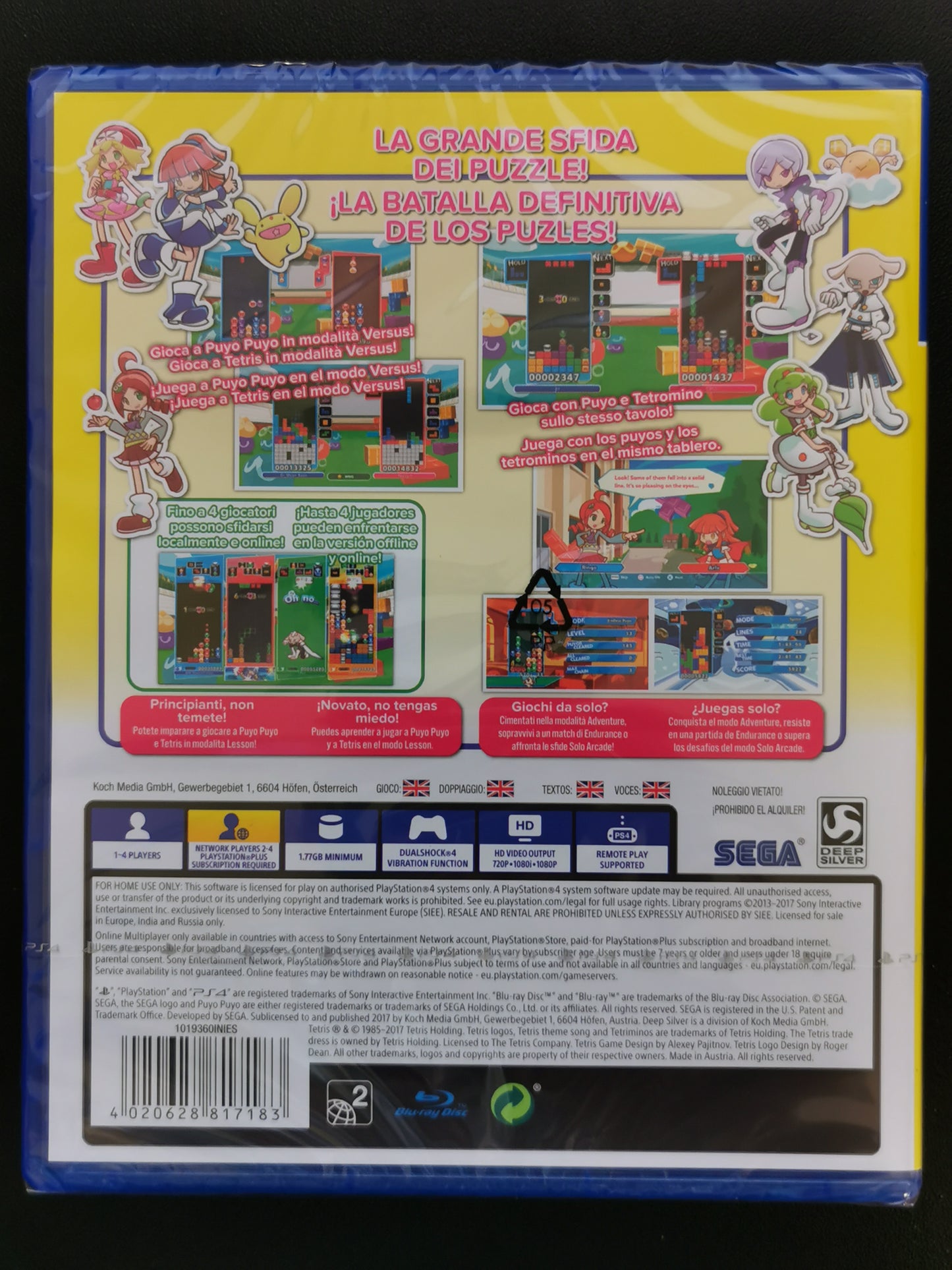 Puyo Puyo Tetris (PS4) *Nuovo